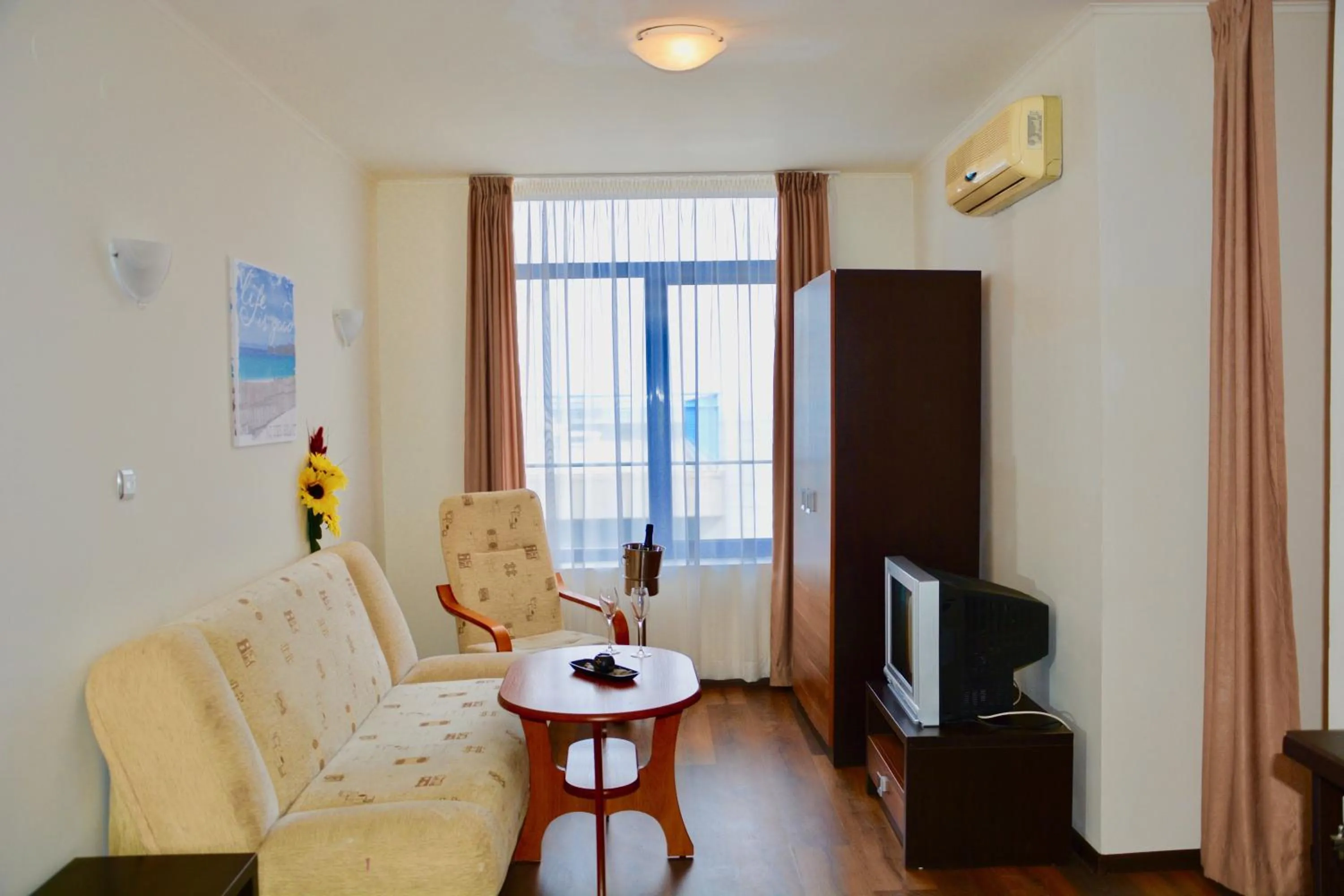 Living room in Rainbow 1 Holiday Complex