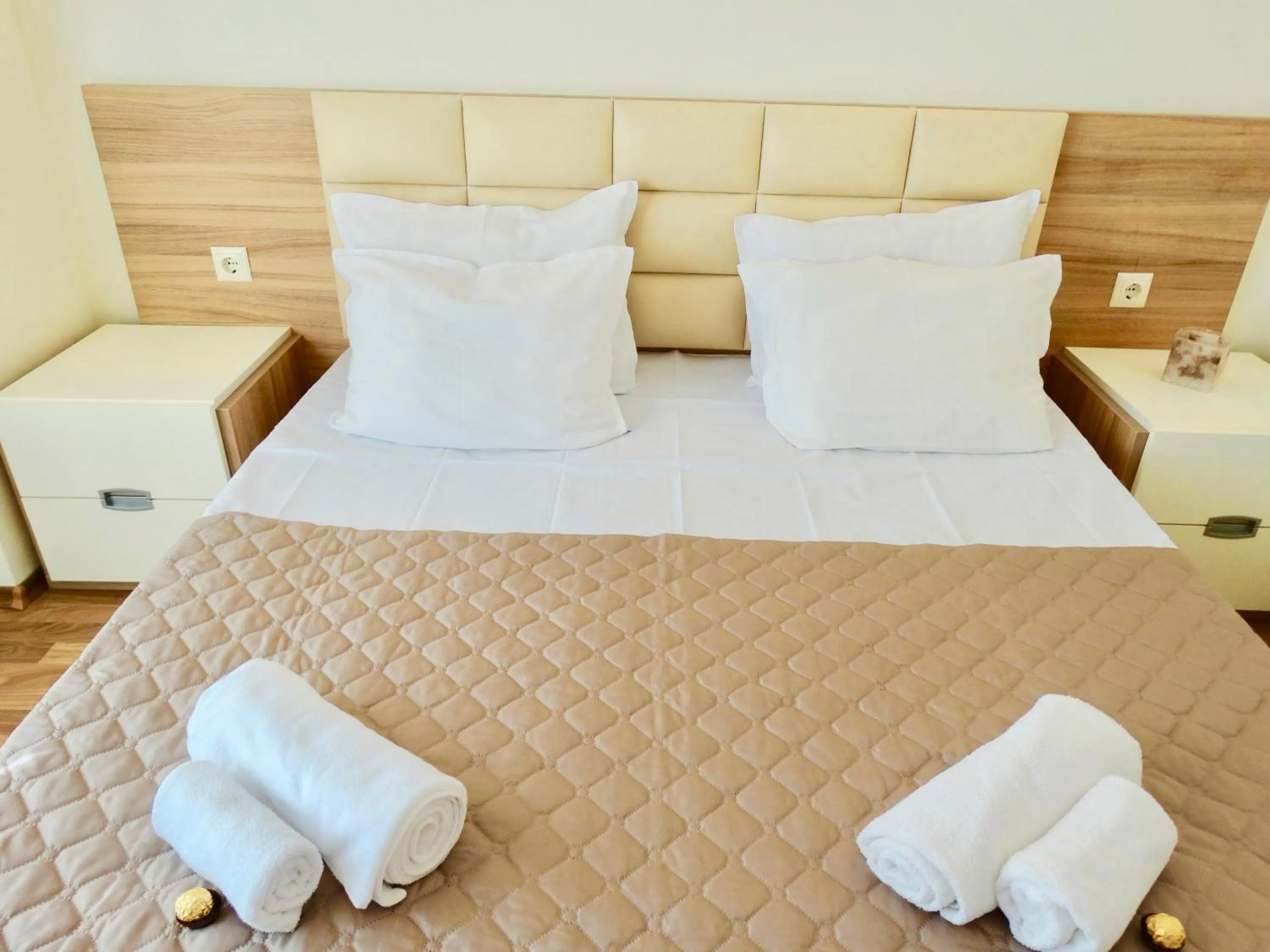 Bed in Rainbow 1 Holiday Complex