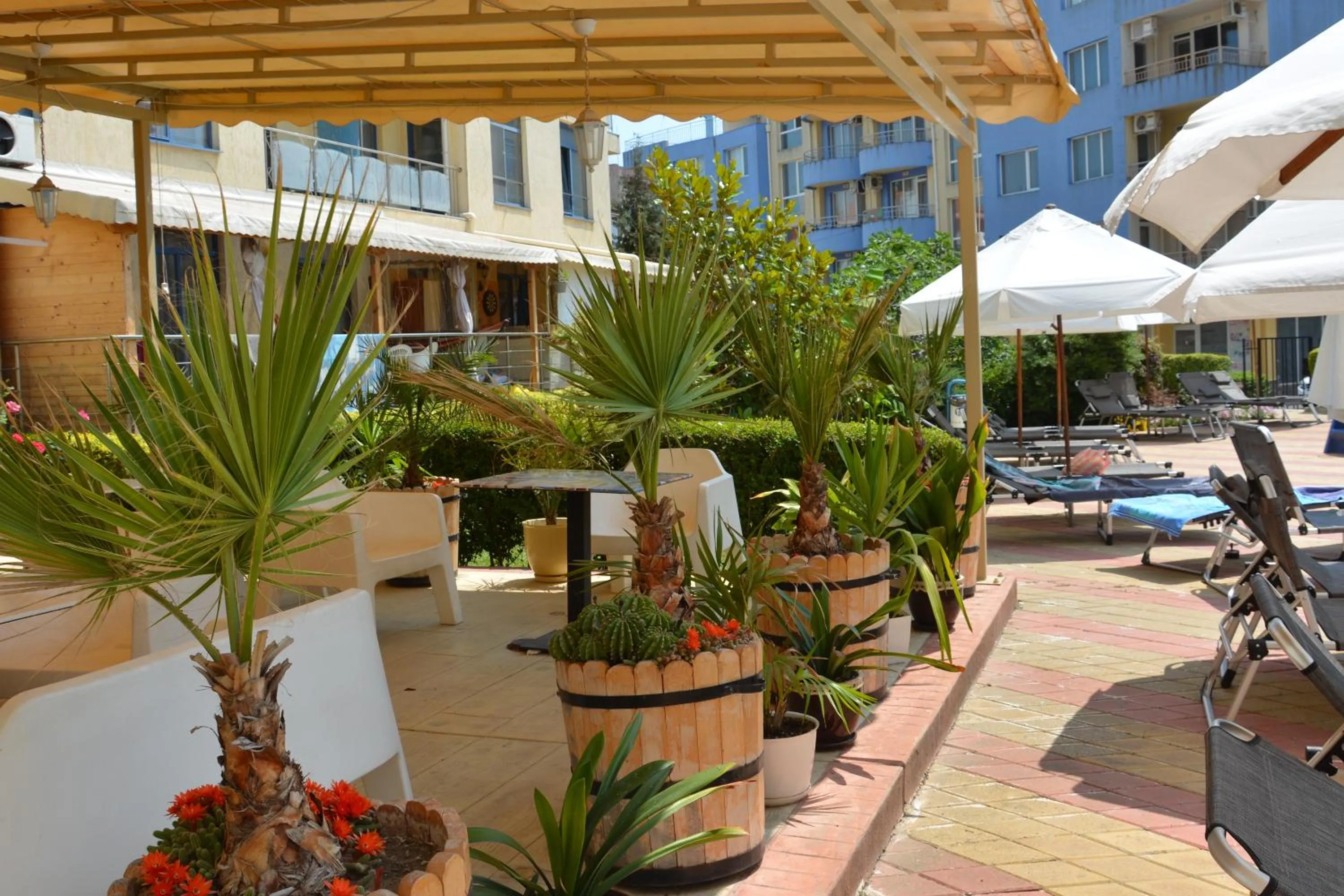 Patio in Rainbow 1 Holiday Complex