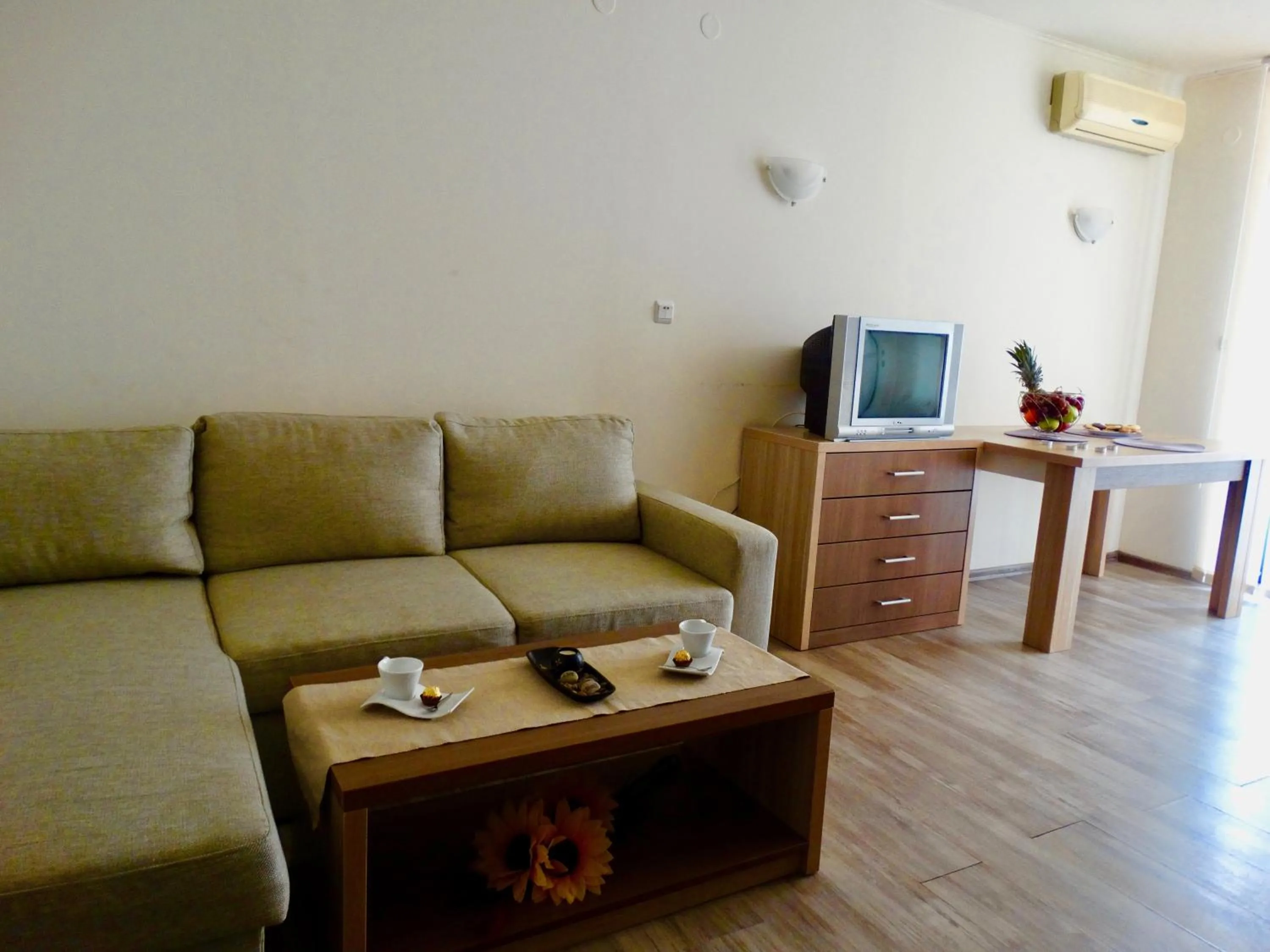 Living room in Rainbow 1 Holiday Complex