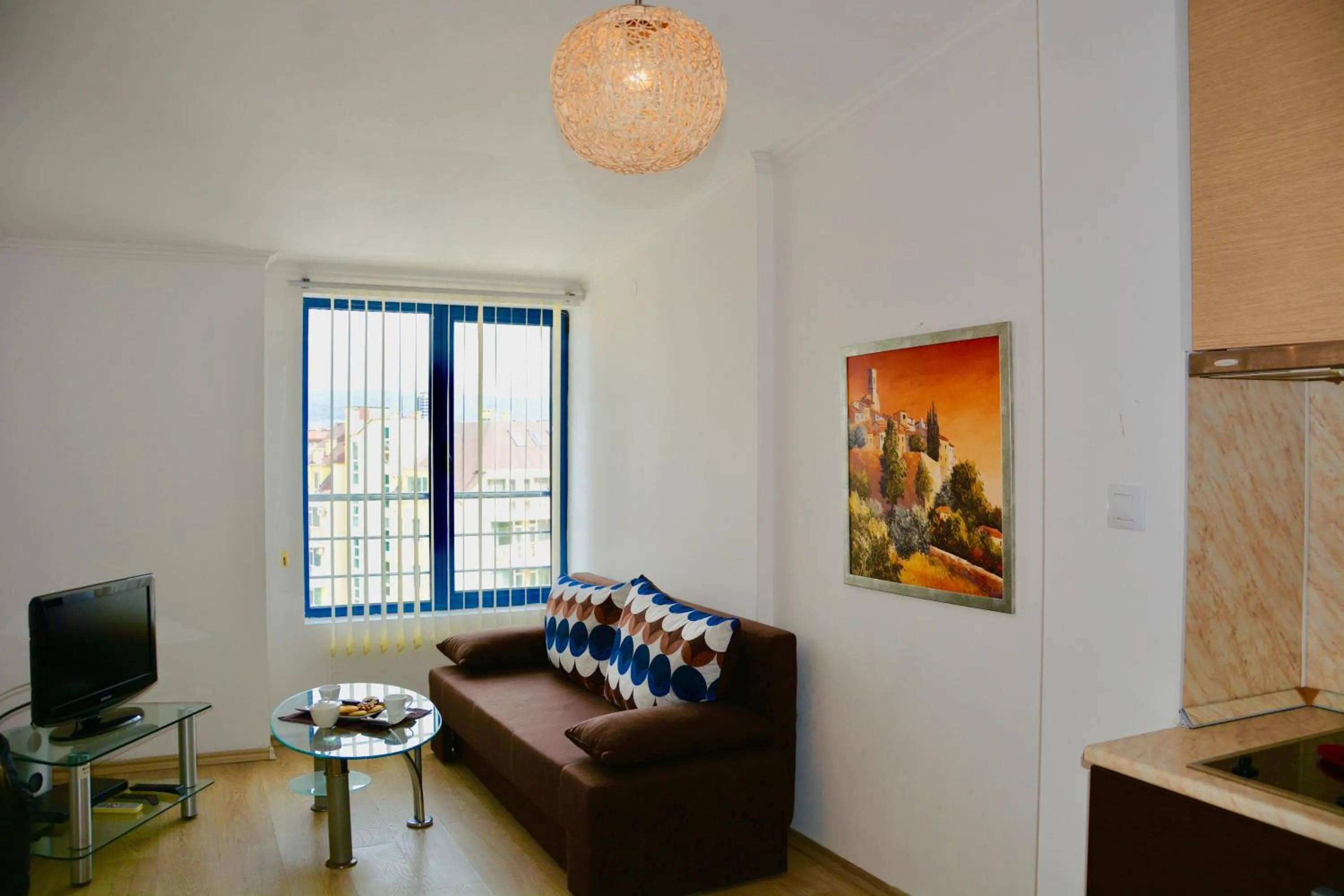 Living room in Rainbow 1 Holiday Complex