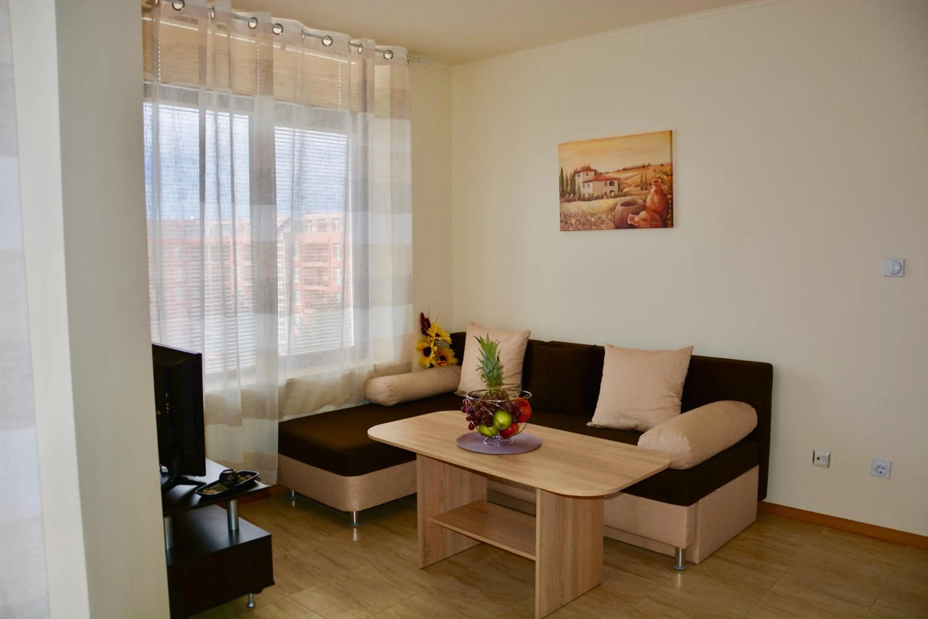 Living room in Rainbow 1 Holiday Complex