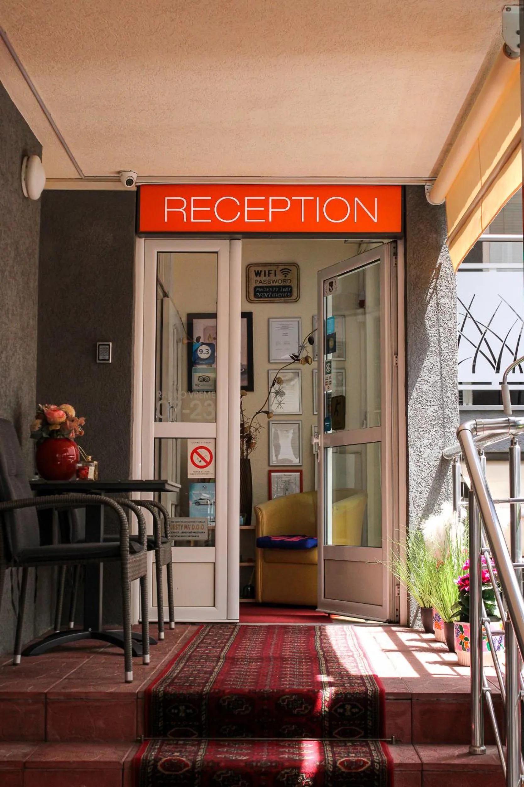 Lobby or reception in Bed and Breakfast Majesty