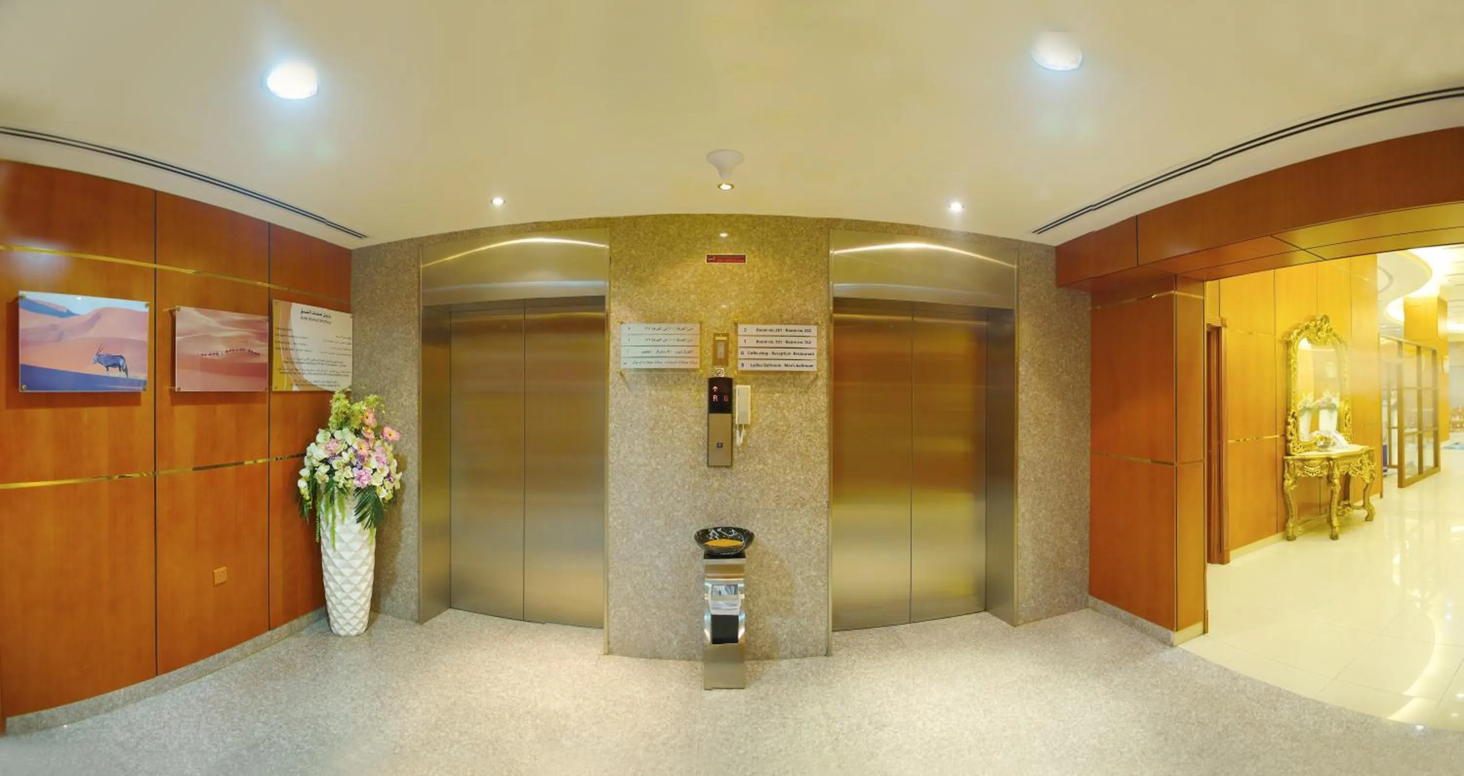 Decorative detail in Al Massa Plus Hotel