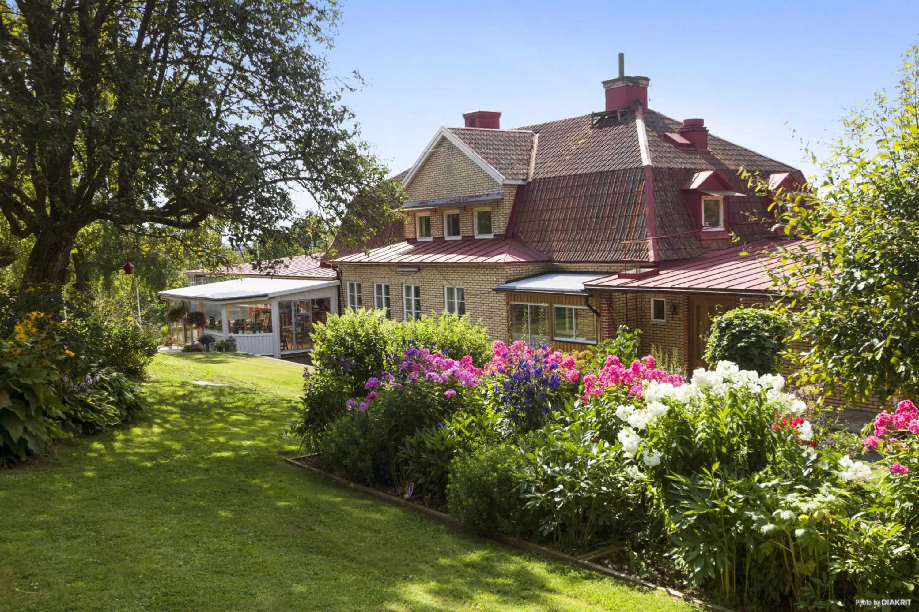 Garden in Hotell Paradis