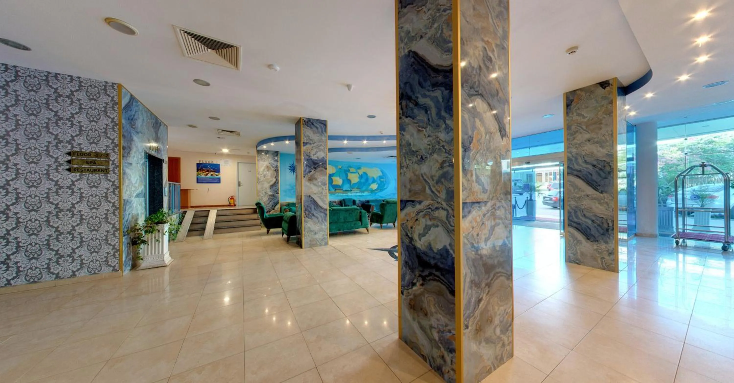 Lobby or reception in SPA Hotel Sirius Beach - FREE SPA access, Full Board and drinks incl
