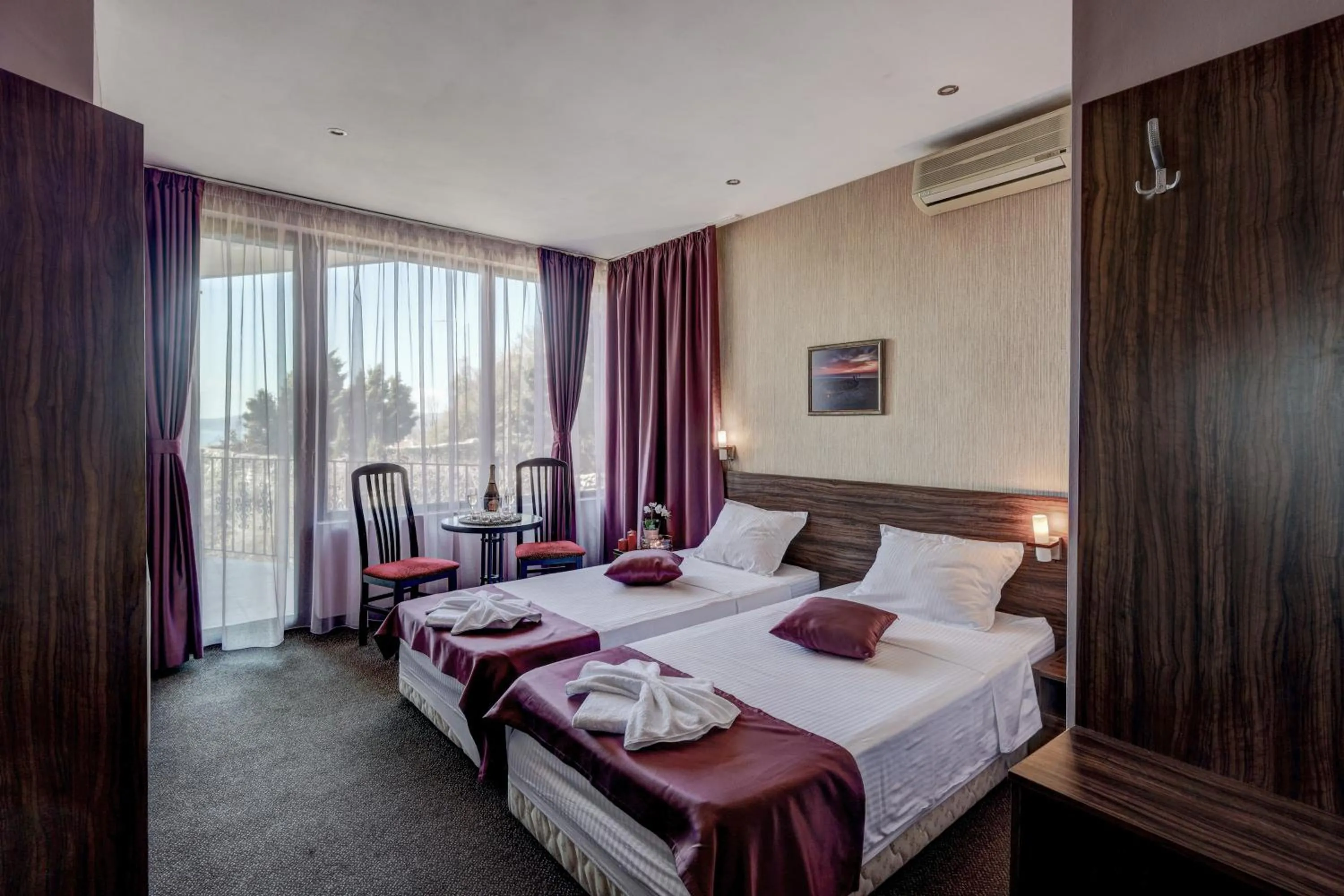 Double or Twin Room with Side Sea View in Ellinis Hotel - Sea View and Free Parking