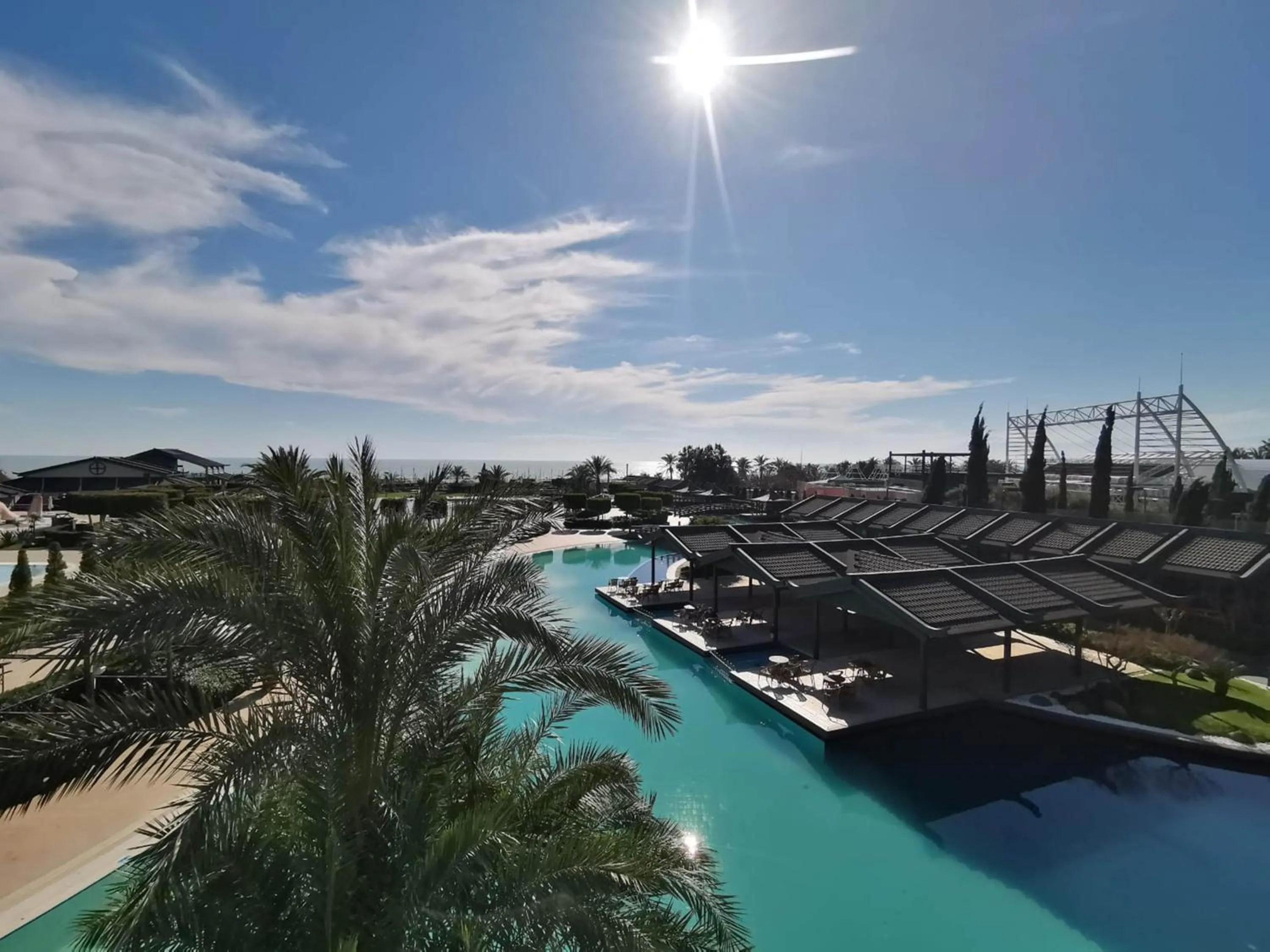 Patio in Limak Lara Deluxe Hotel & Resort Antalya