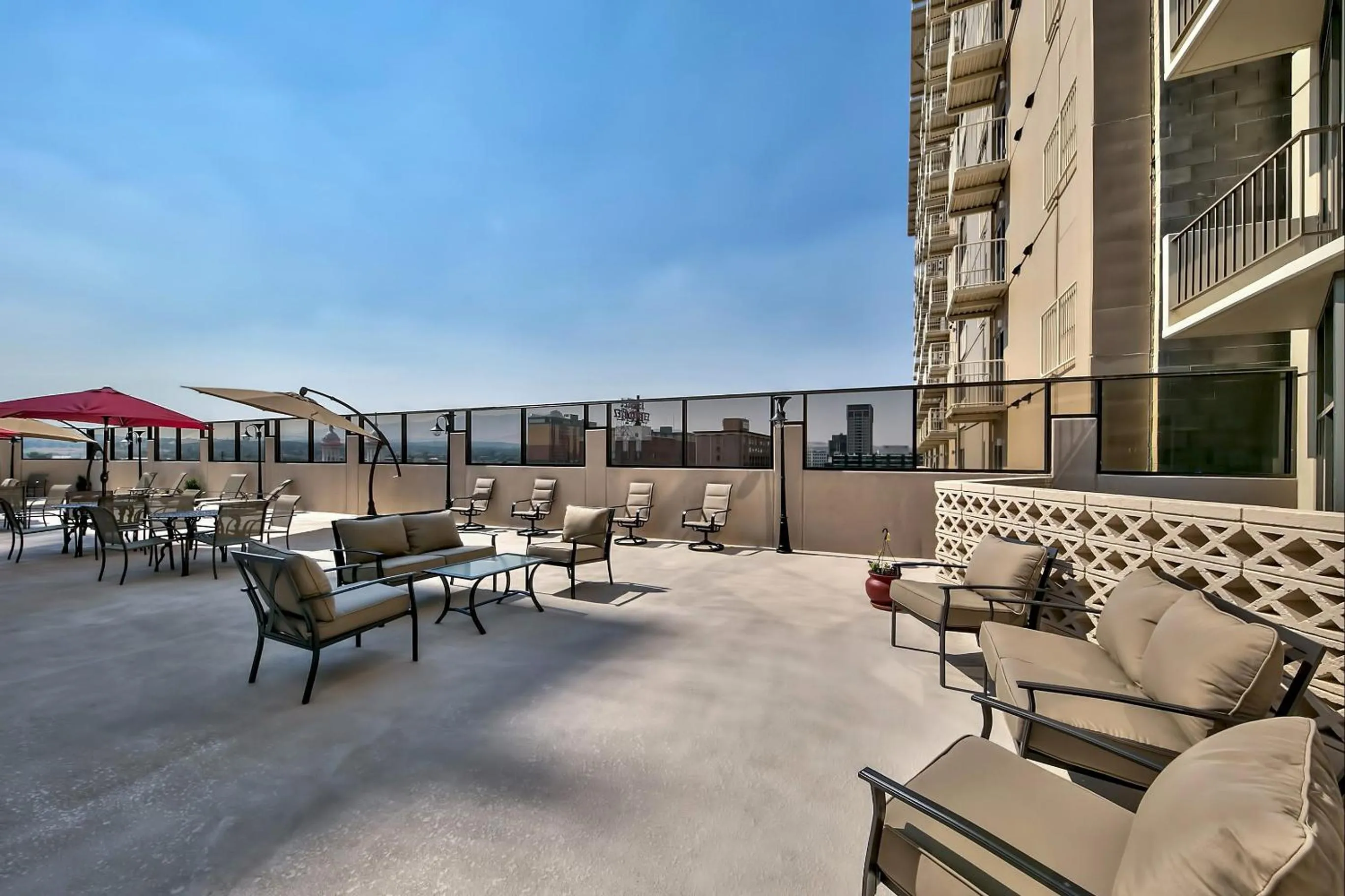 Patio in Plaza Resort Club Reno