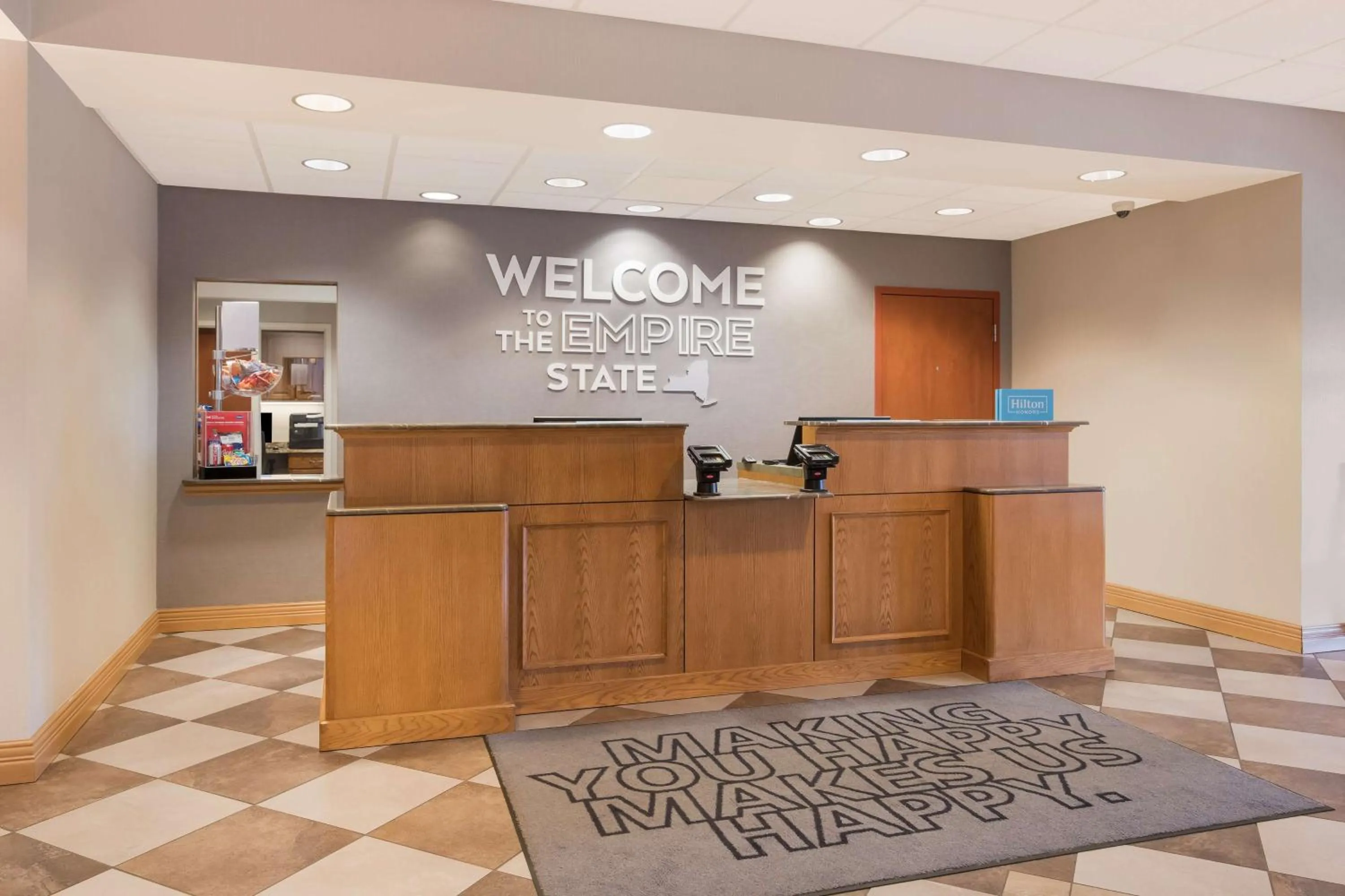 Lobby or reception in Hampton Inn & Suites Plattsburgh