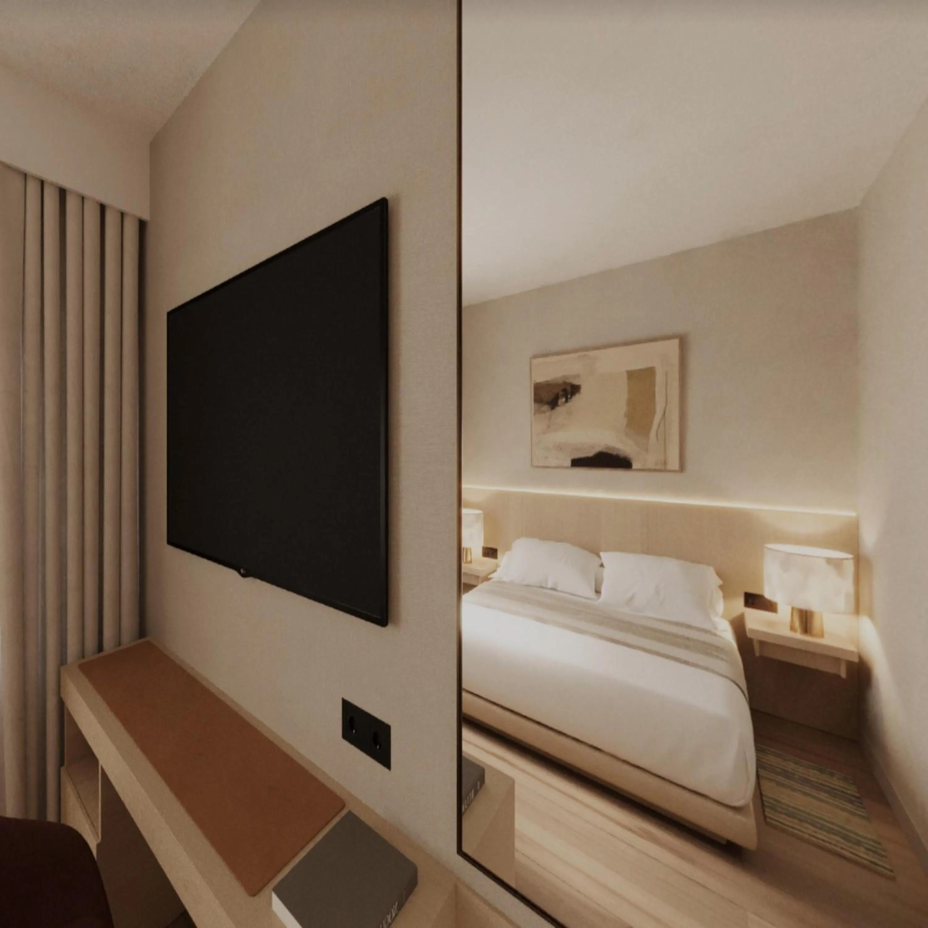 Bedroom, Bed in DoubleTree by Hilton Wilkes-Barre