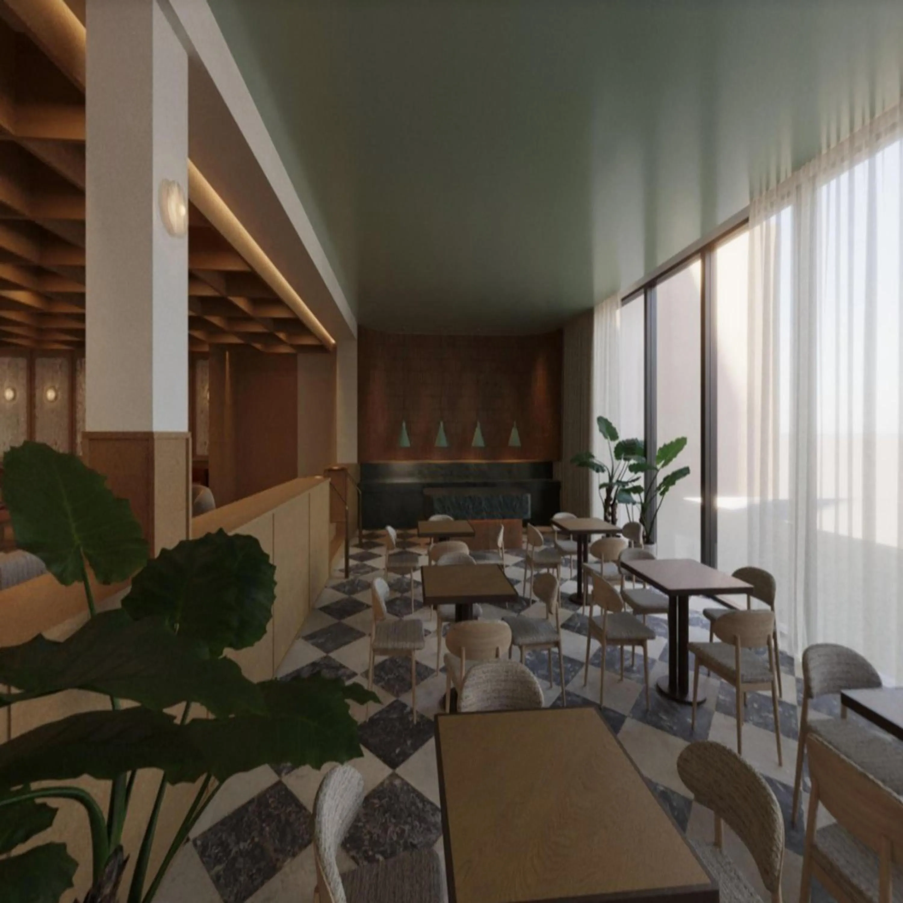 Dining area in DoubleTree by Hilton Wilkes-Barre