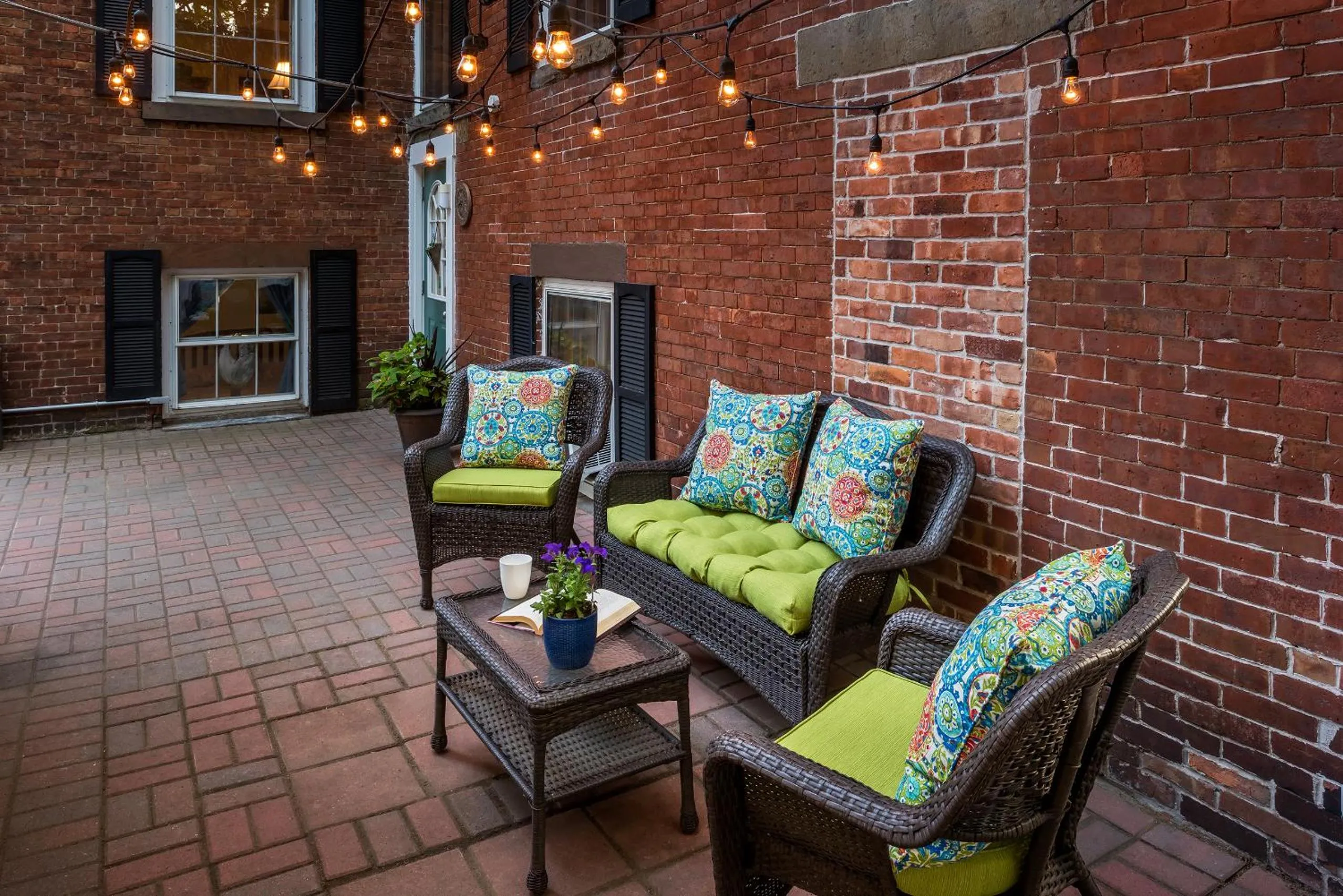 Patio in Christopher Dodge House