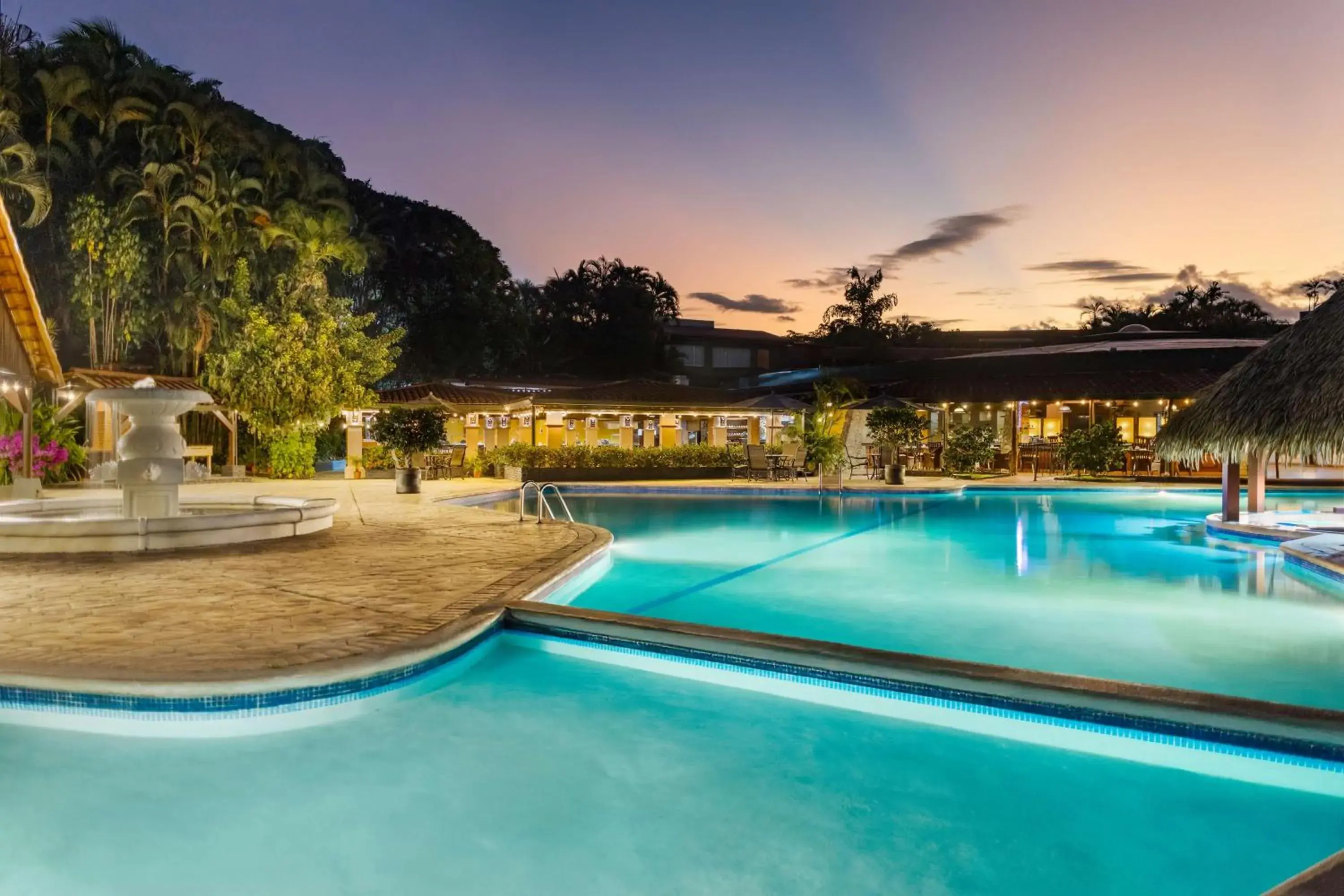 Pool view in Hilton Cariari DoubleTree San Jose - Costa Rica Pool view in Hilton Cariari DoubleTree San Jose - Costa Rica
