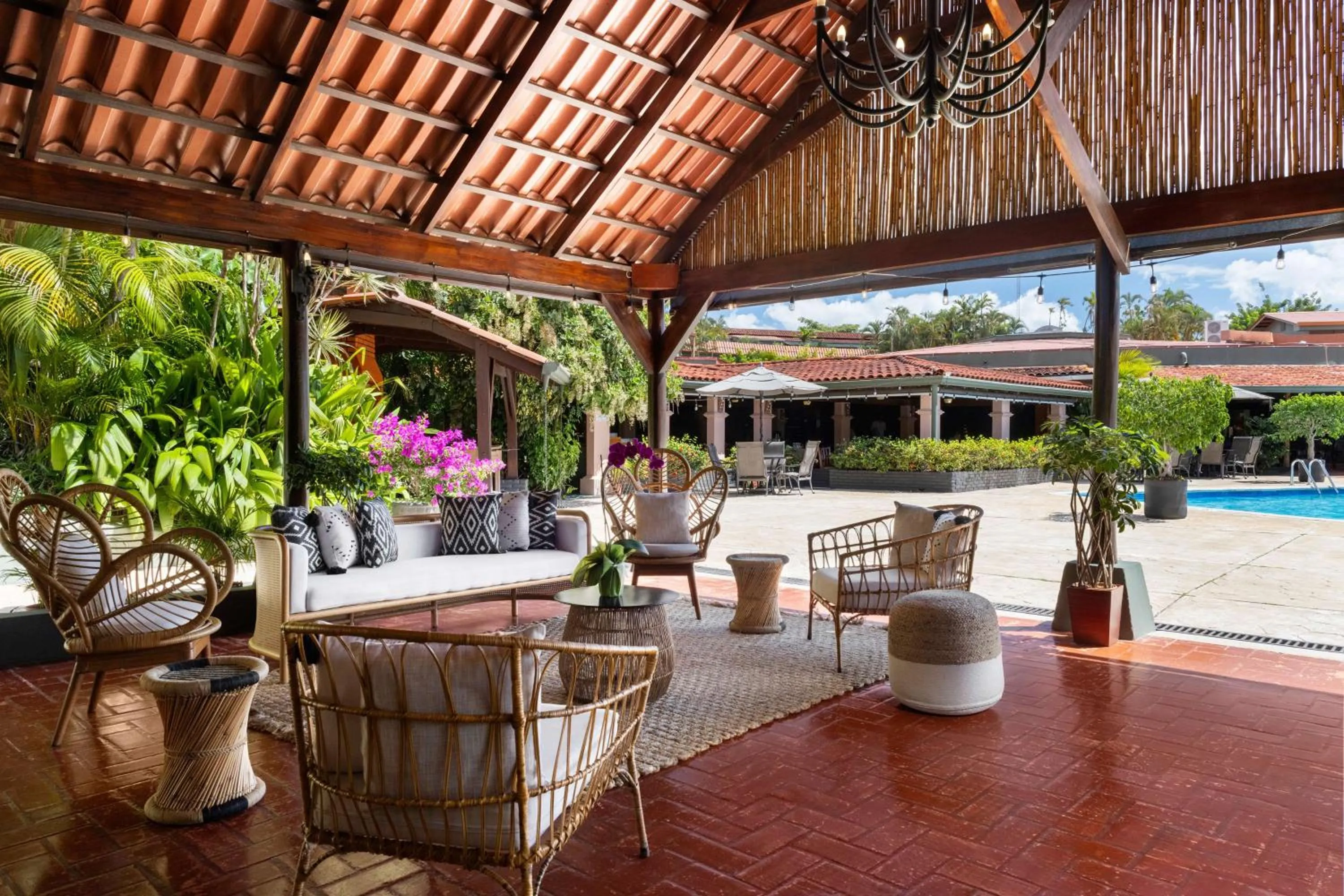 Patio in Hilton Cariari DoubleTree San Jose - Costa Rica