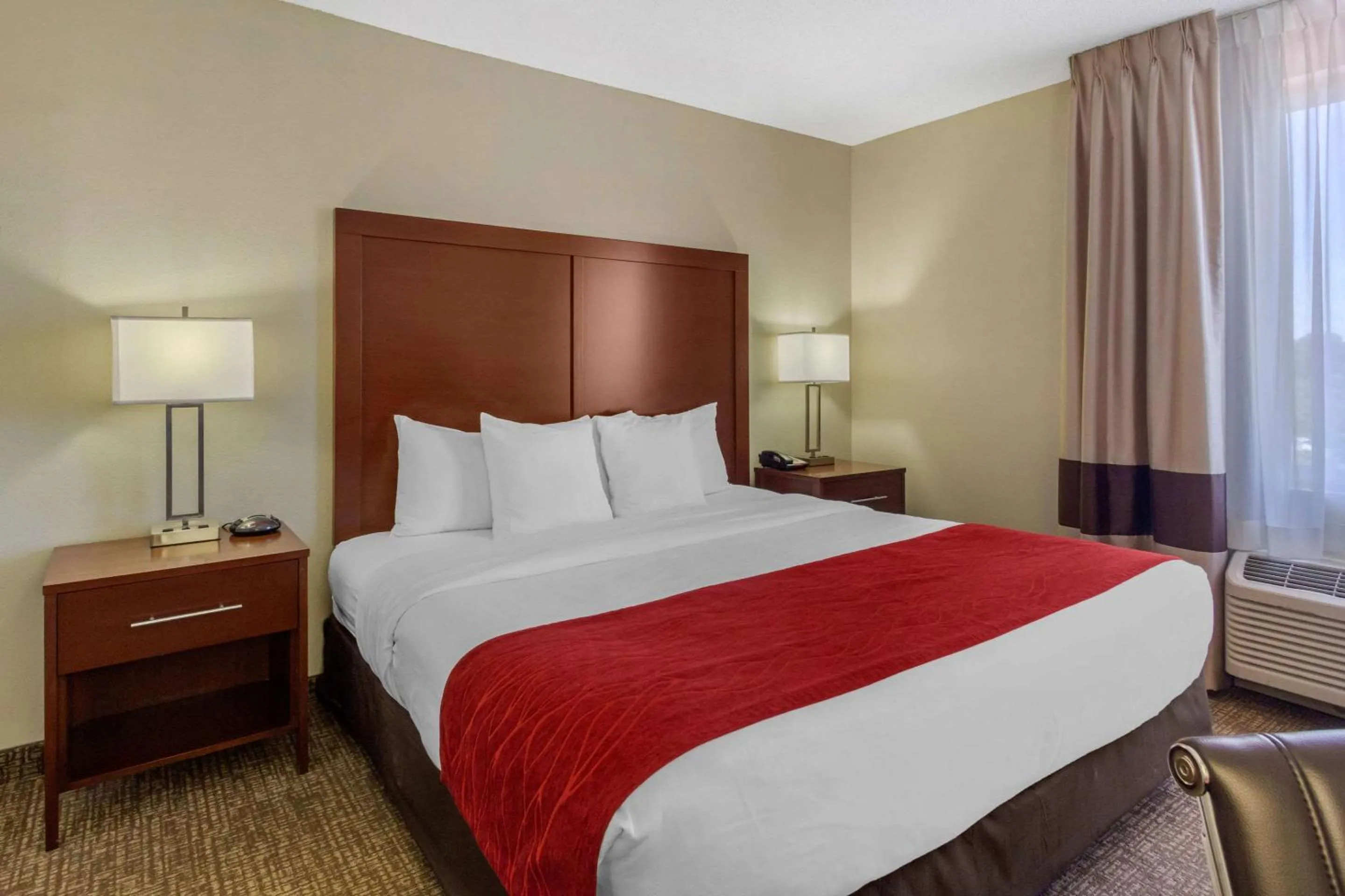 Bedroom, Bed in Comfort Inn St Petersburg North