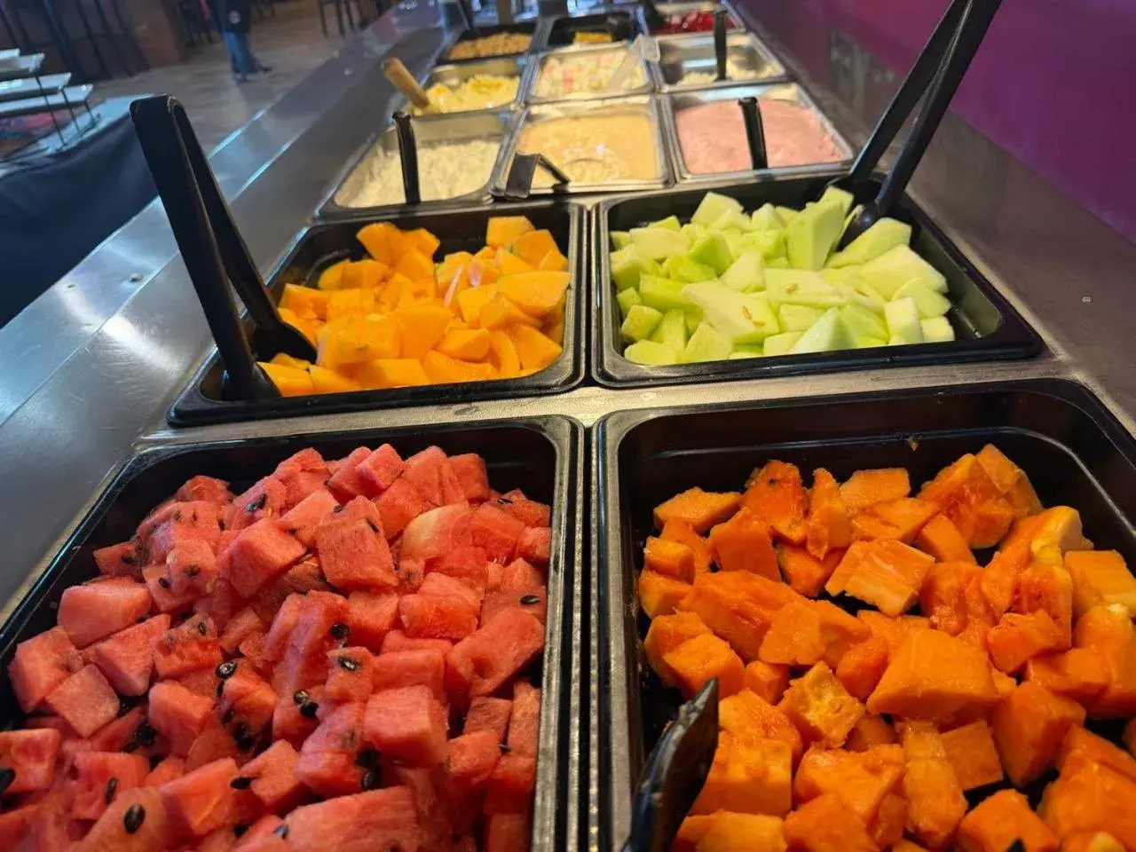 Buffet breakfast in Hotel Colonial Ciudad Juarez Buffet breakfast in Hotel Colonial Ciudad Juarez