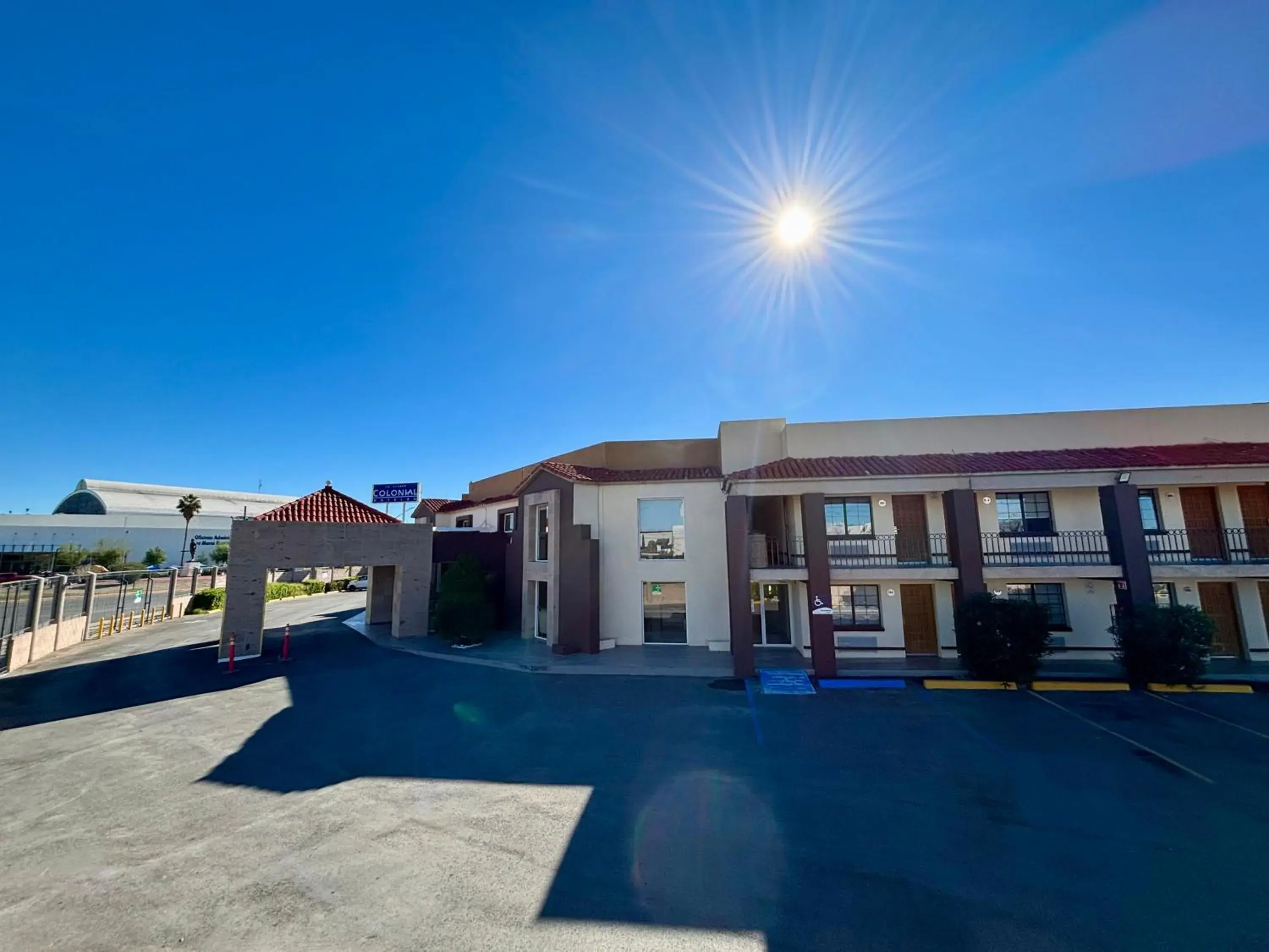 Property building in Hotel Colonial Ciudad Juarez Property building in Hotel Colonial Ciudad Juarez