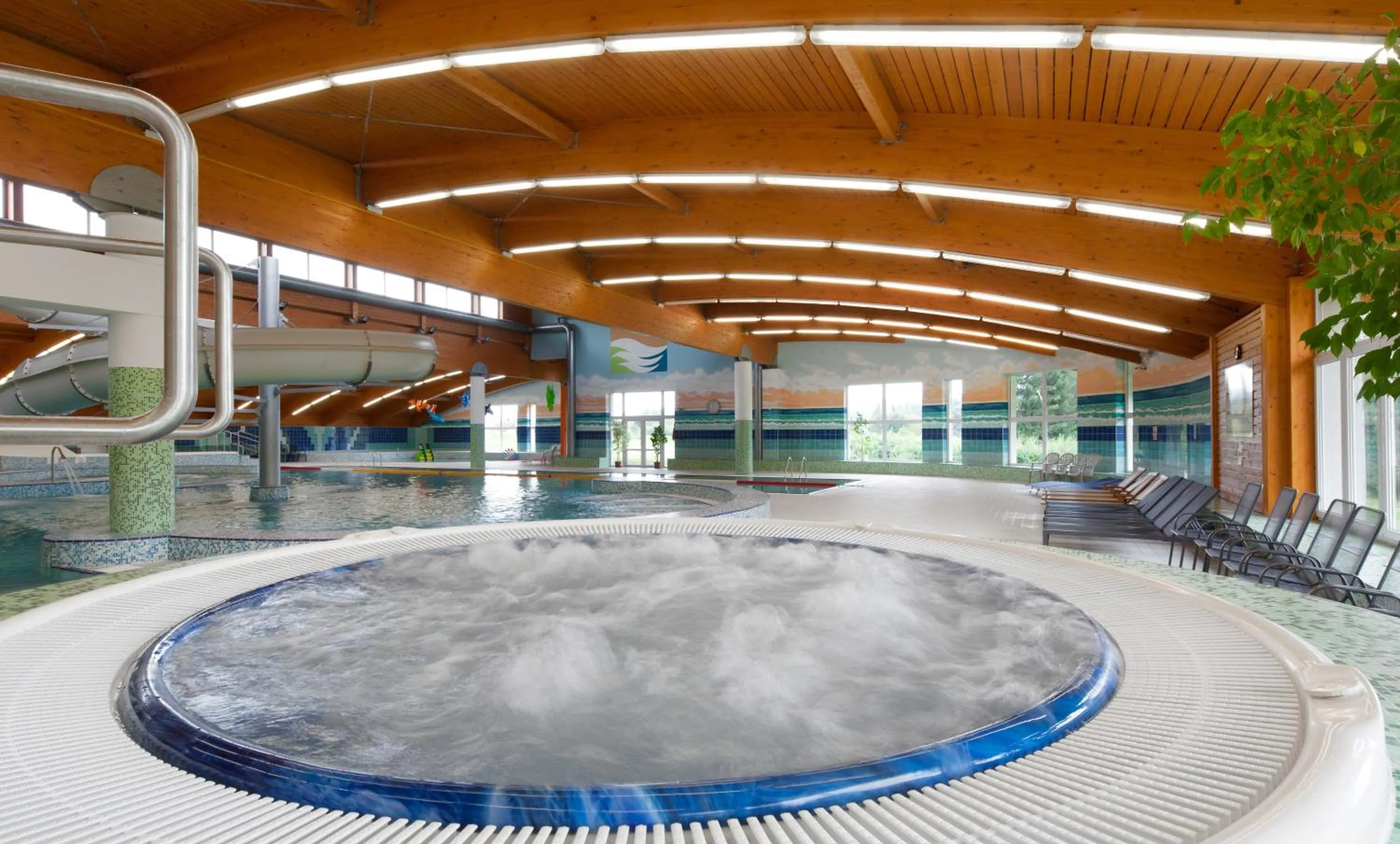 Aqua park in LIPNO WELLNESS - FRYMBURK HOTEL private family room