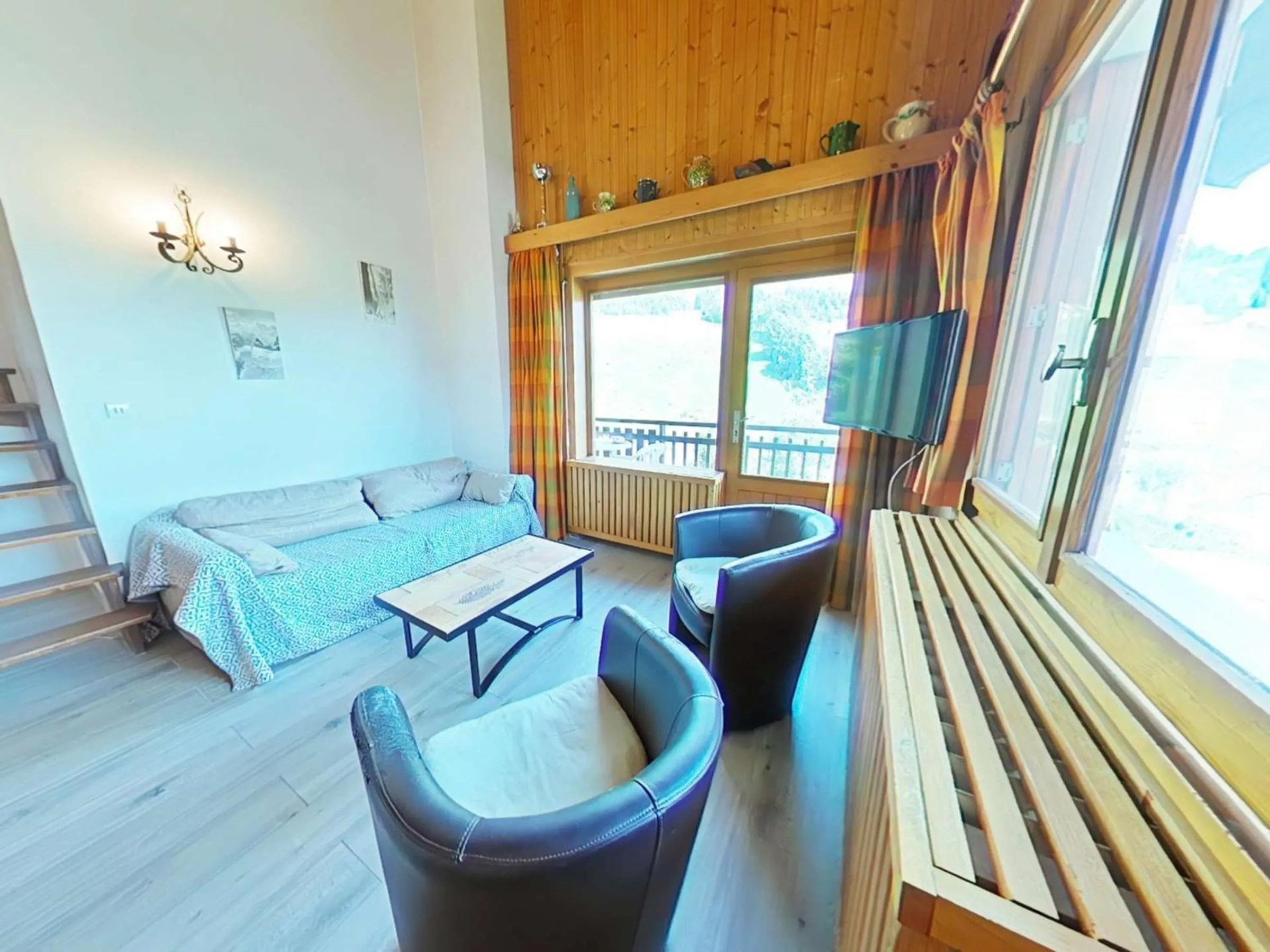 Appt 3 pièces avec mezzanine, 6 couchages, proche commerces et pistes, parking couvert - FR-1-241-189