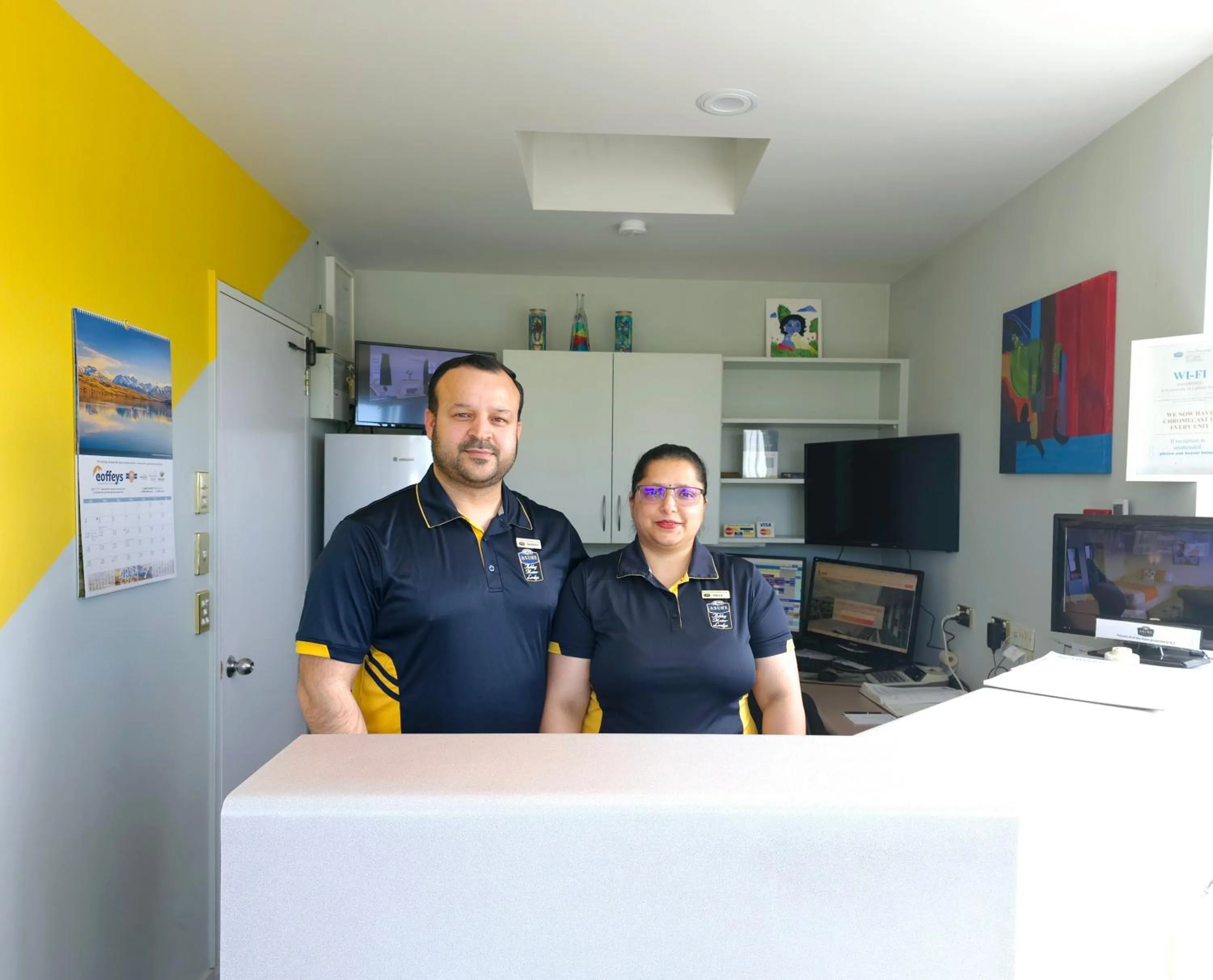 Staff in ASURE Ashley Motor Lodge