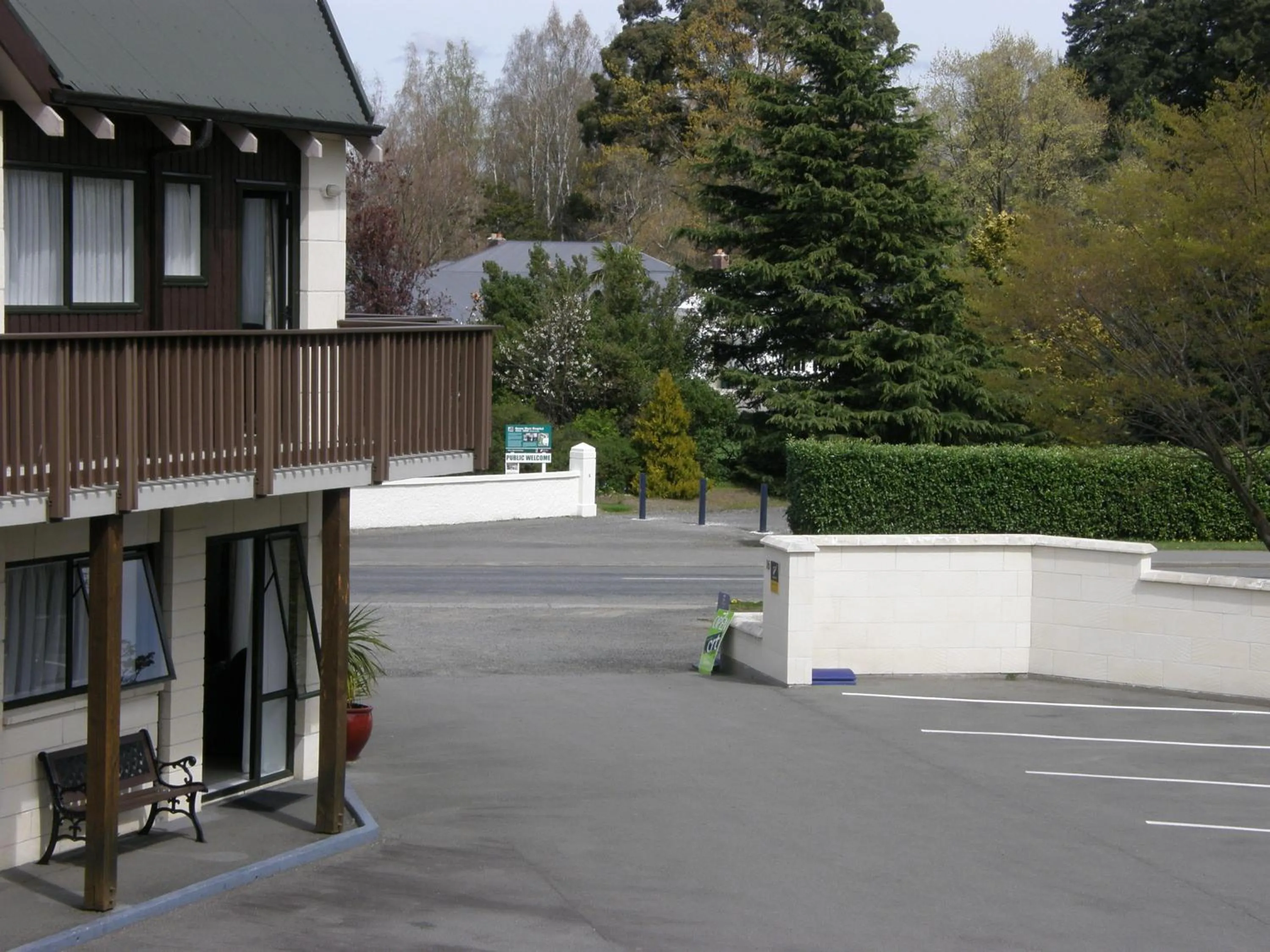 Facade/entrance in ASURE Hanmer Inn Motel Hanmer Springs