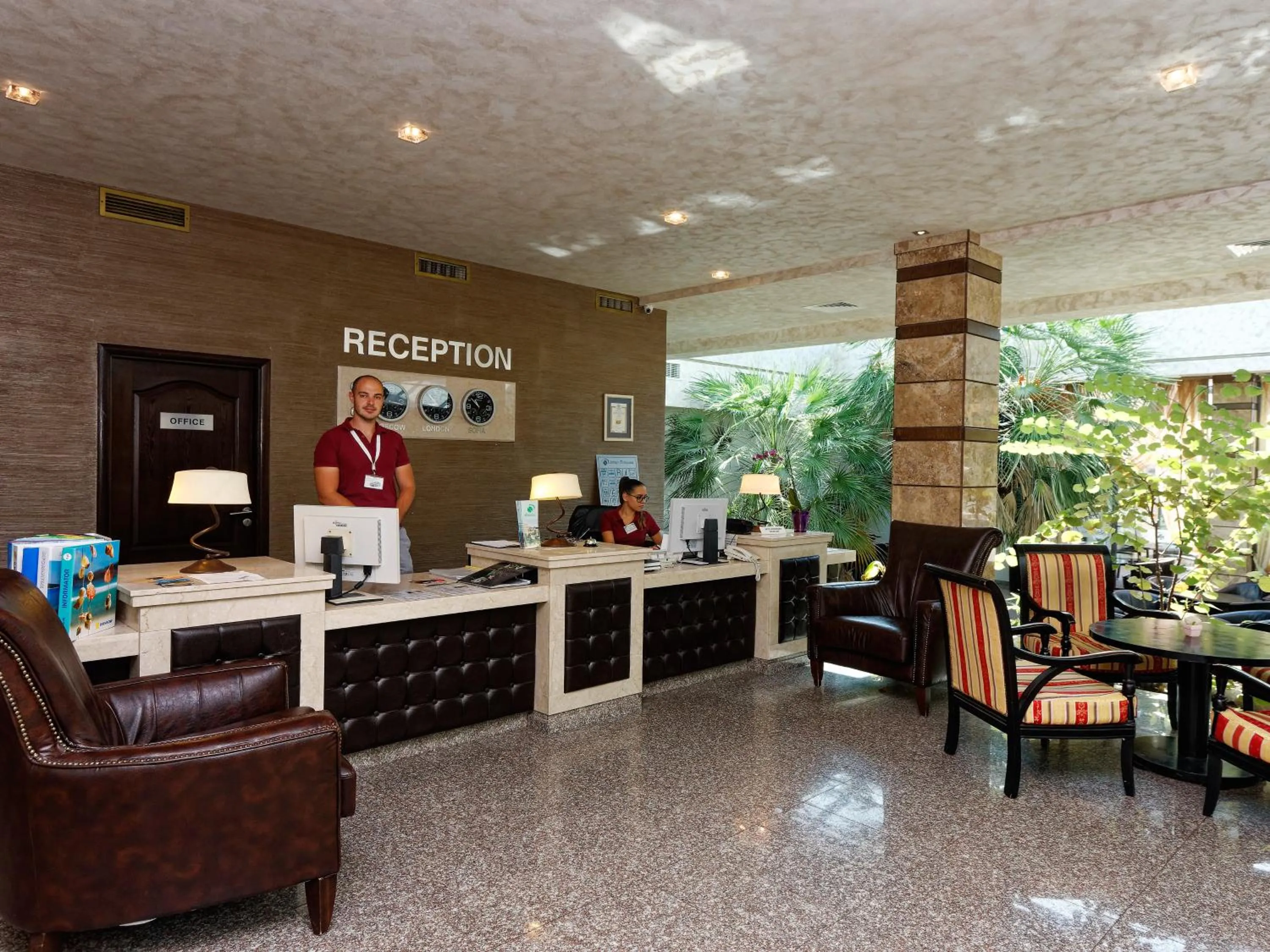 Lobby or reception in Detelina Hotel