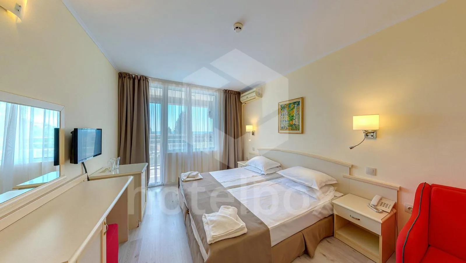 Double or Twin Room with Balcony (2 Adults) with Free Parking in Detelina Hotel