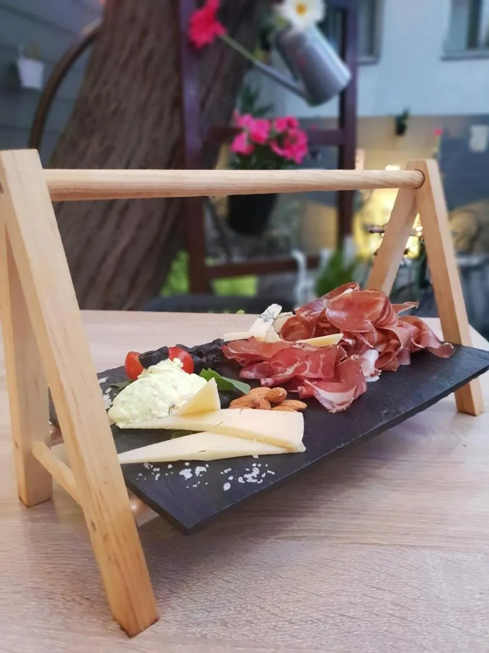 Food close-up in Downtown Boutique Hostel