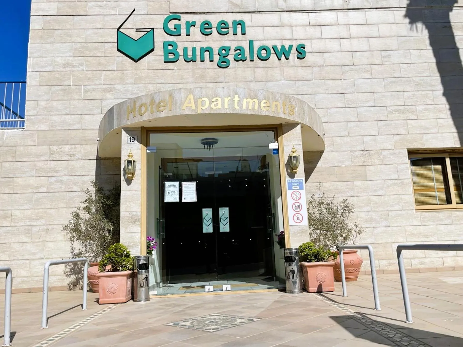 Facade/entrance in Green Bungalows Hotel Apartments - Residents Only