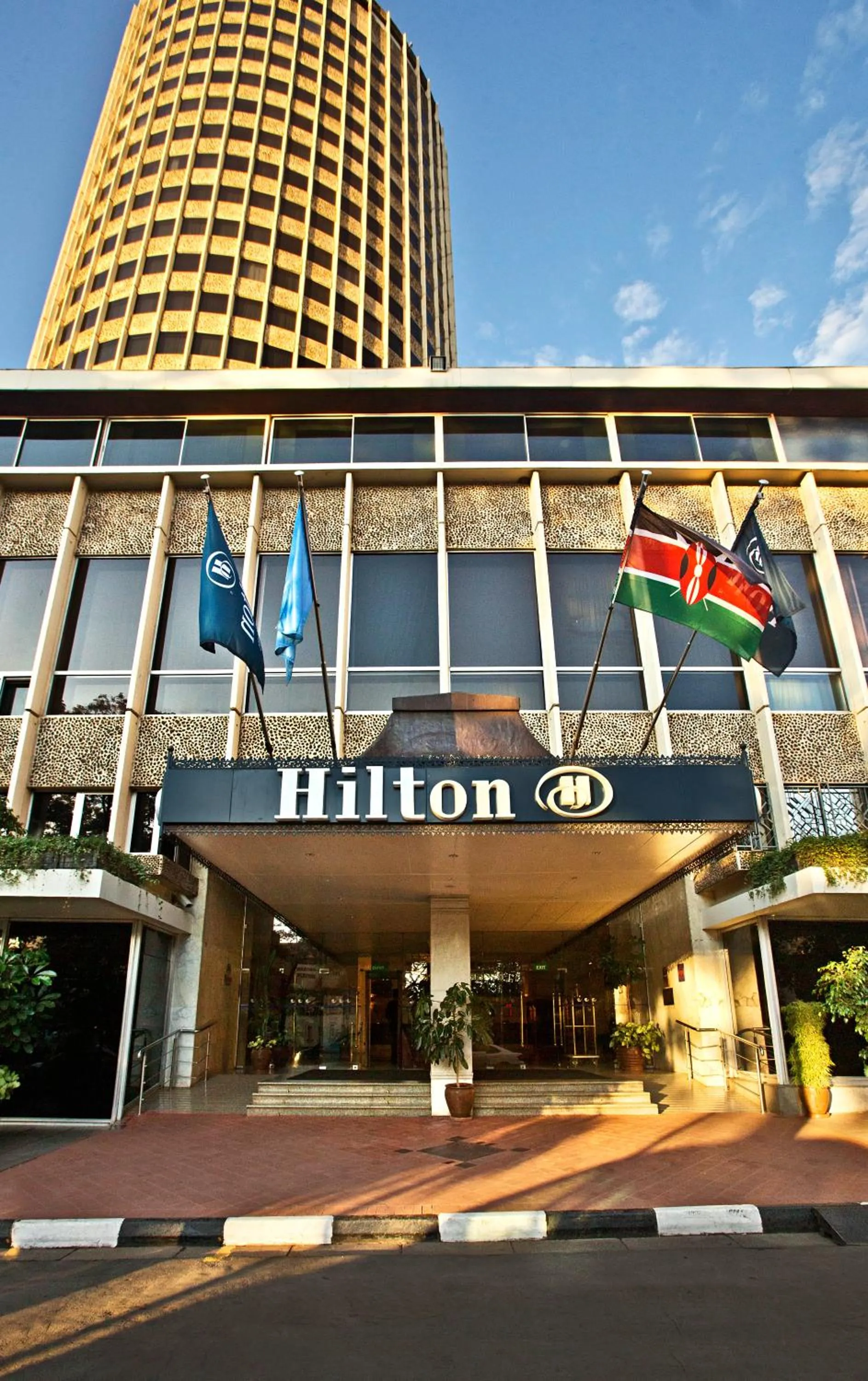 Facade/entrance, Property Building in Hilton Nairobi