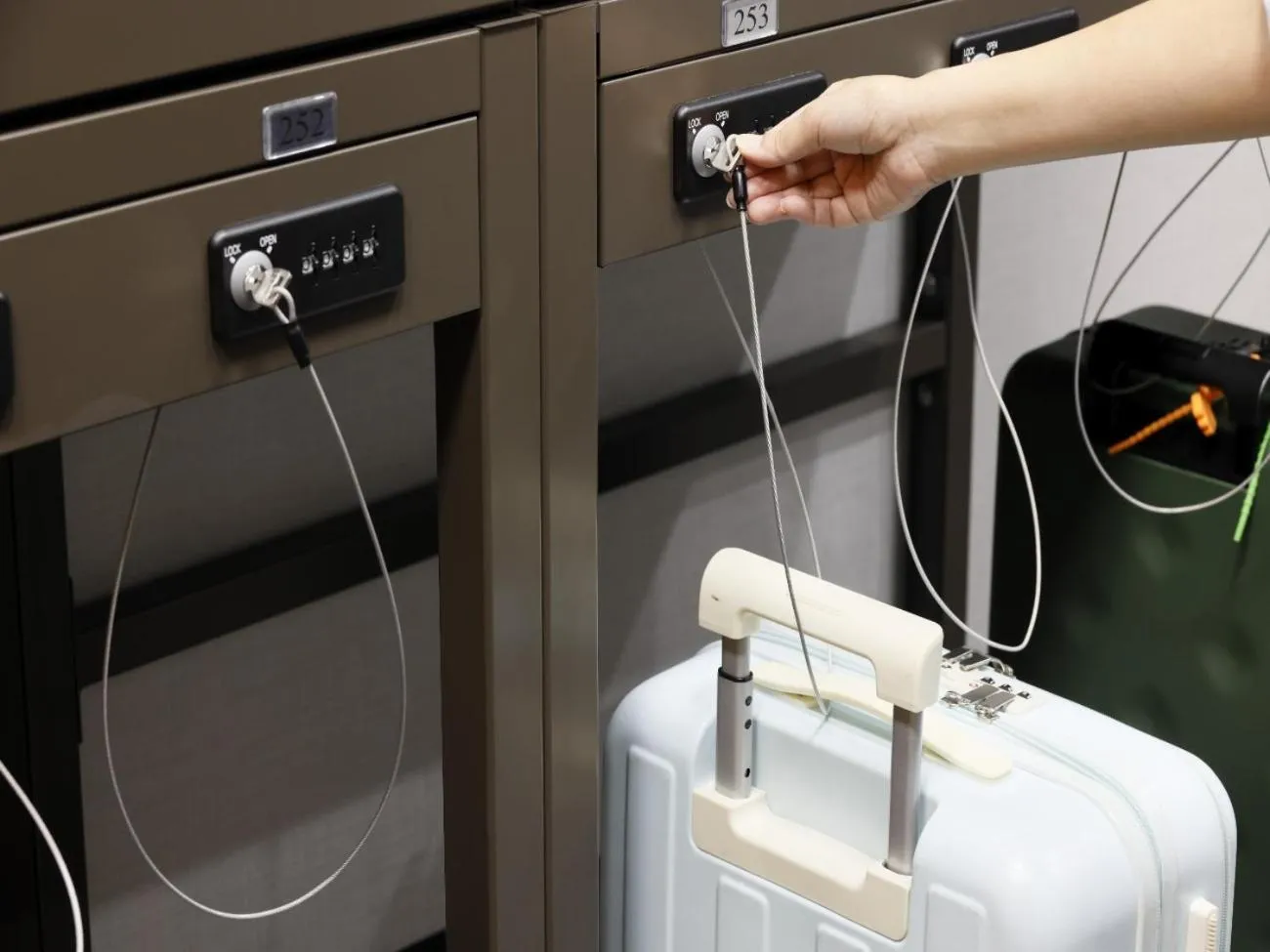 locker in Hotel Nikko Nara