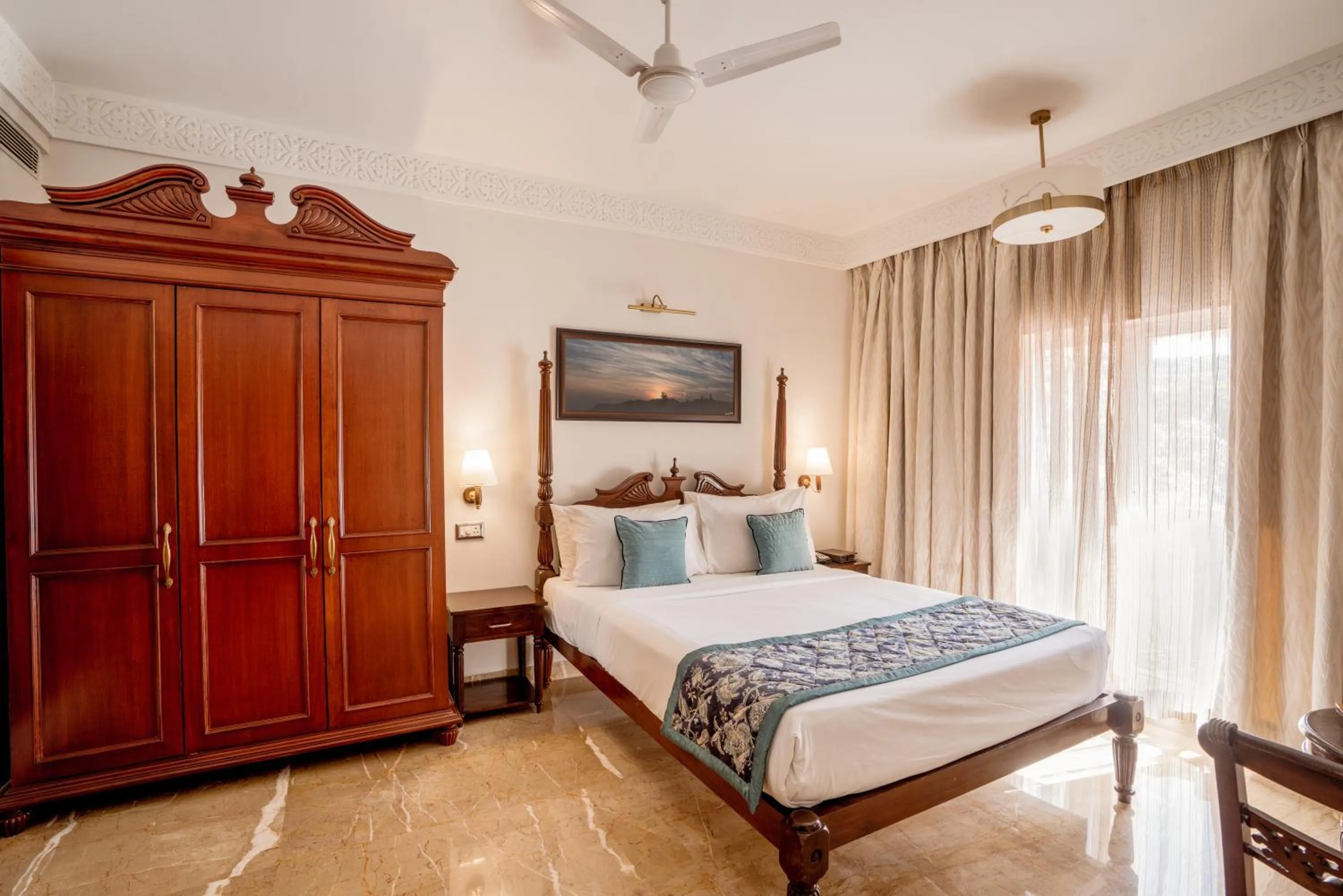 Bed in Evershine Resort & Spa