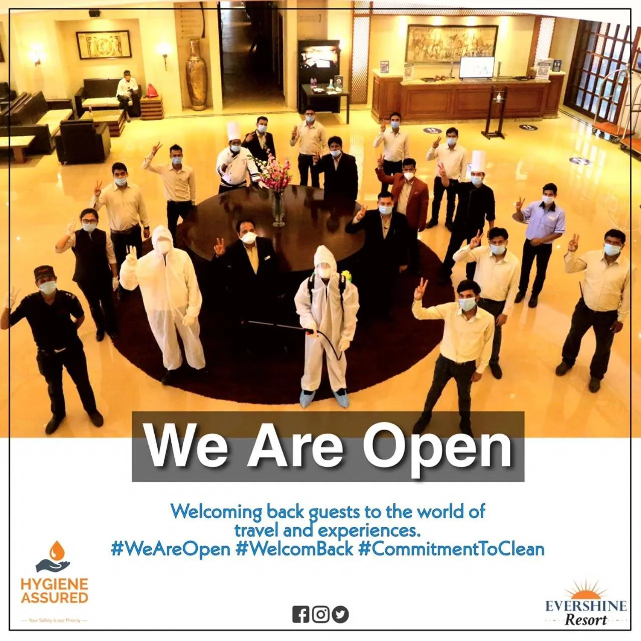 Property building in Evershine Resort & Spa