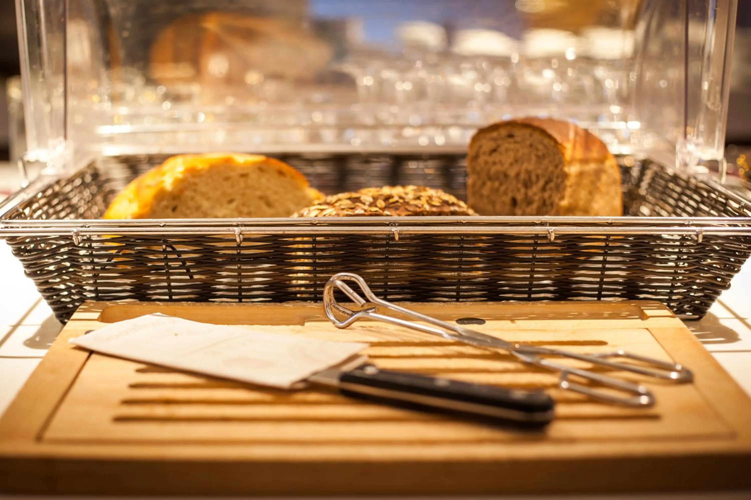 Buffet breakfast in Retro Design Hotel