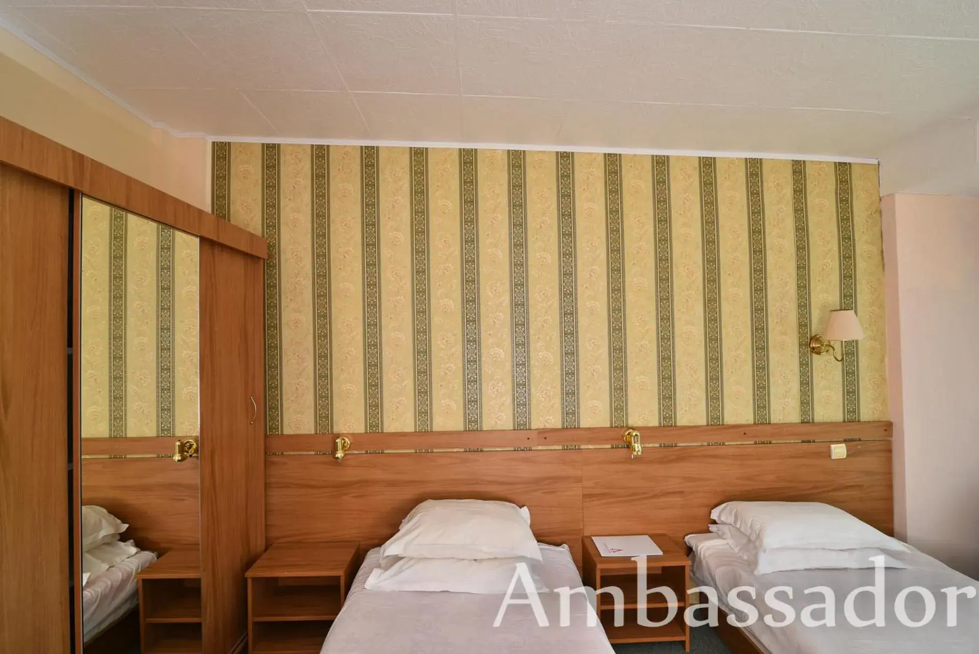 Twin Room with Balcony in Hotel Ambassador - Free Parking Twin Room with Balcony in Hotel Ambassador - Free Parking