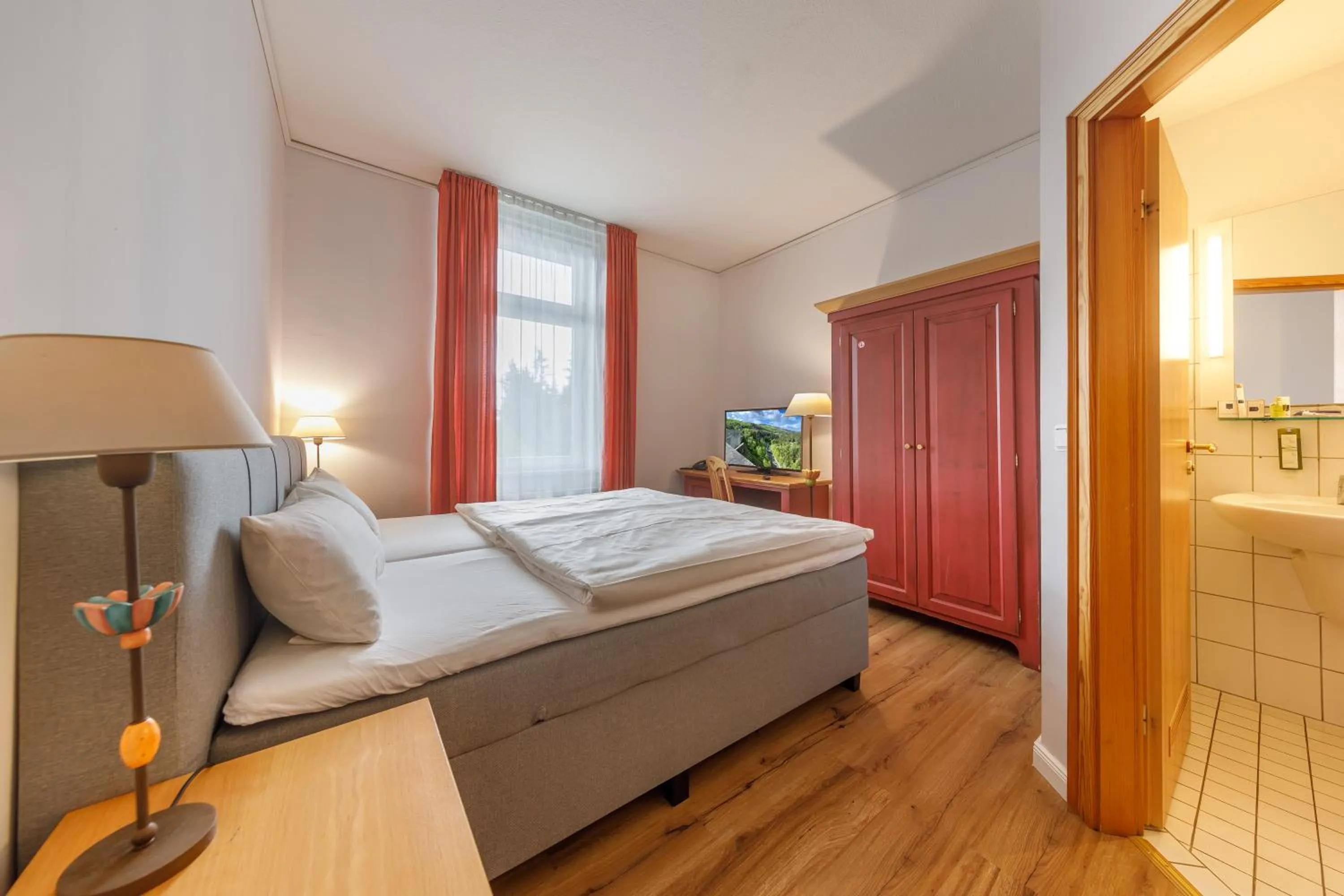 Bed in Hotel Der Kräuterhof