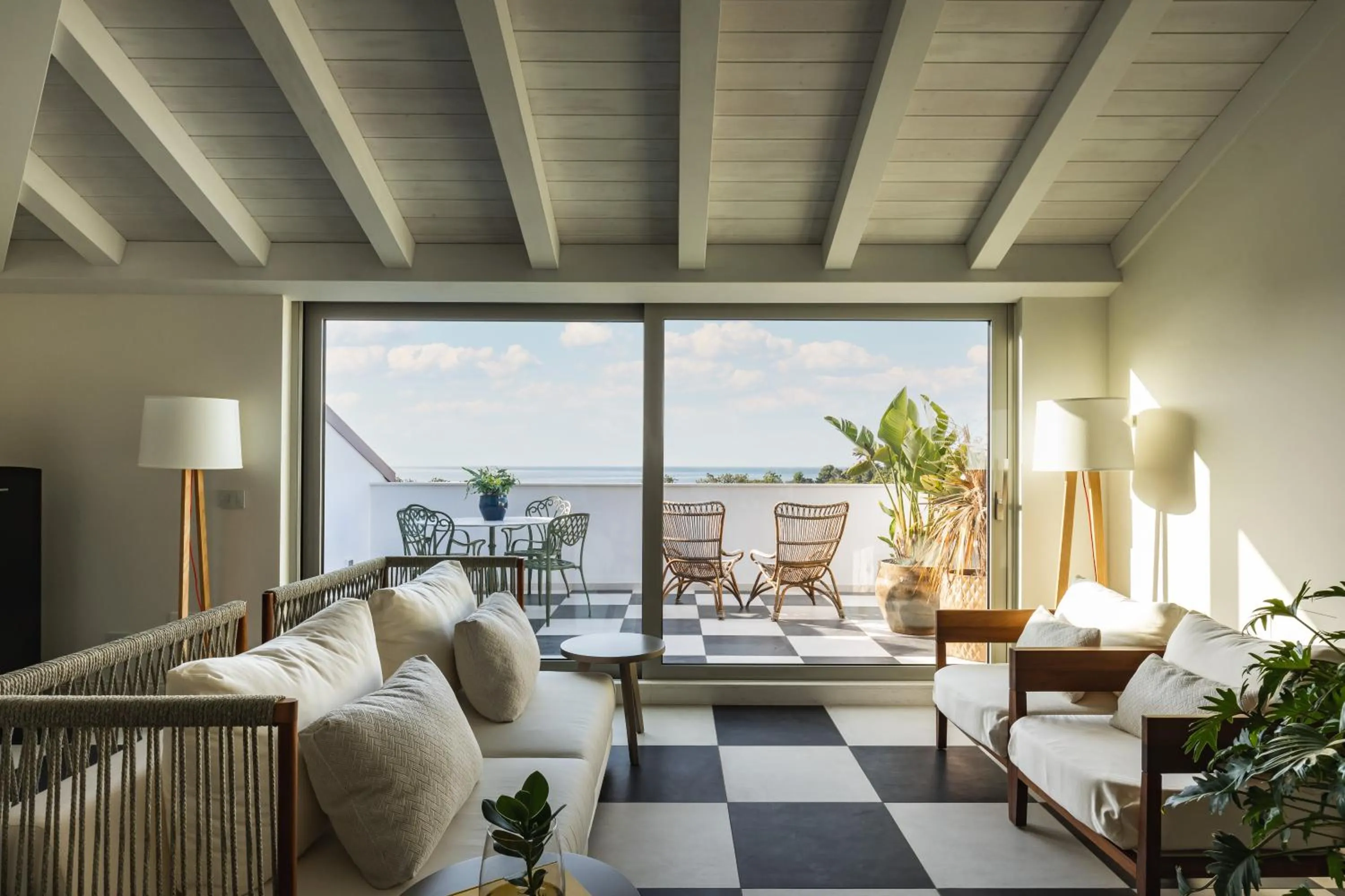 Living room in SeeBay Hotel