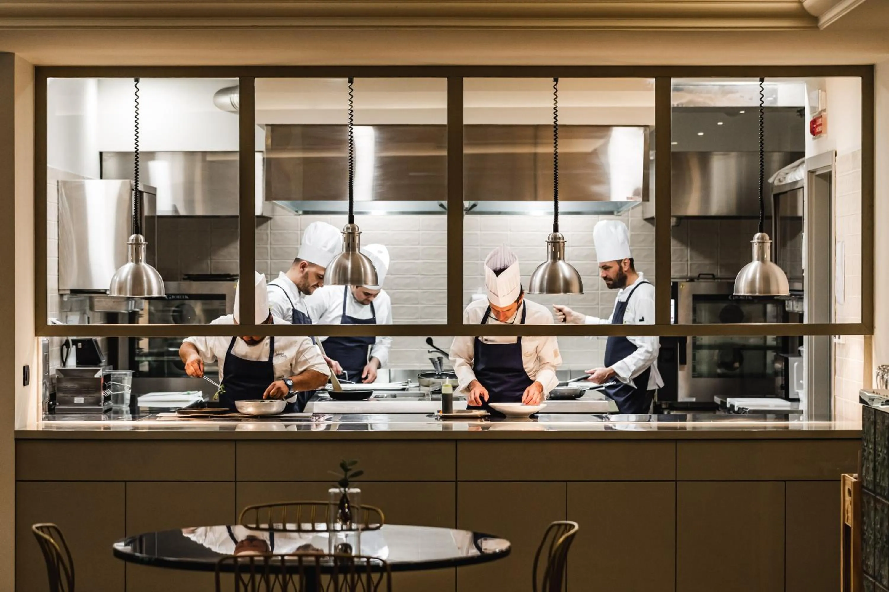 Kitchen or kitchenette in SeeBay Hotel