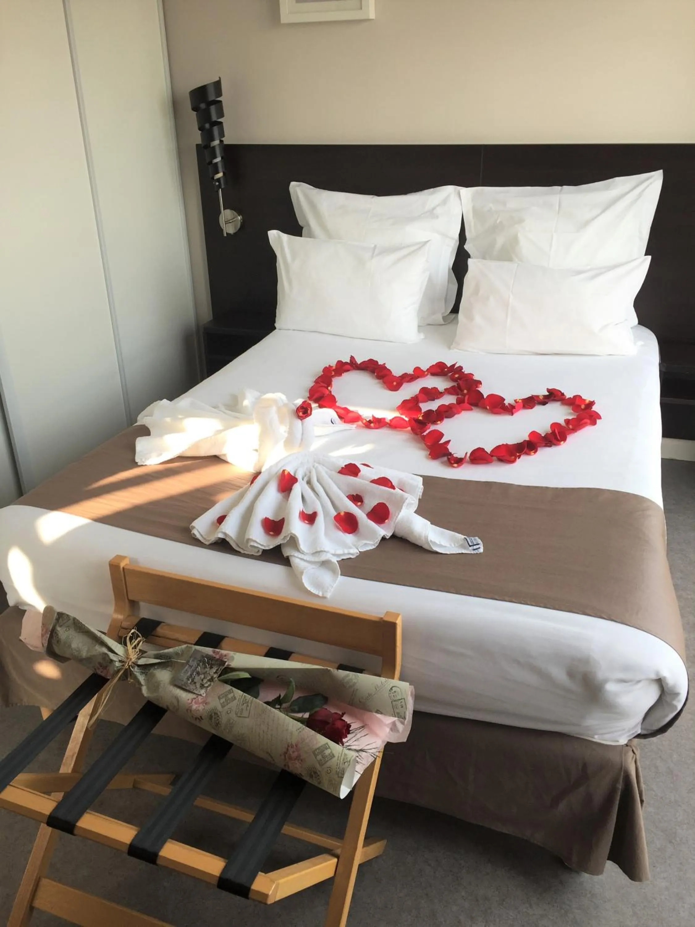 Bed in Sweet Home Appart'Hôtel Deauville Sud