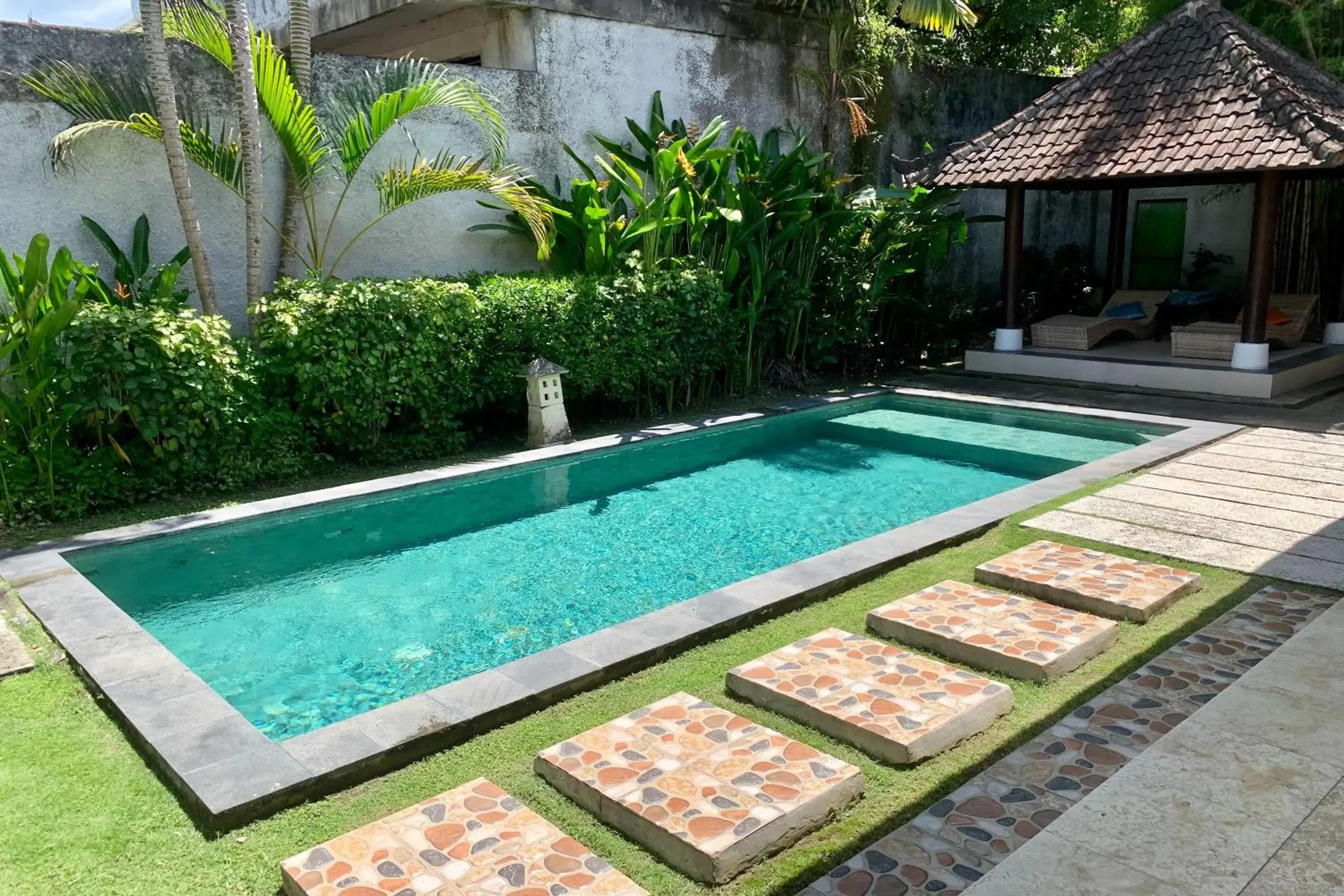 Swimming pool in Bali Merita Villa Swimming pool in Bali Merita Villa