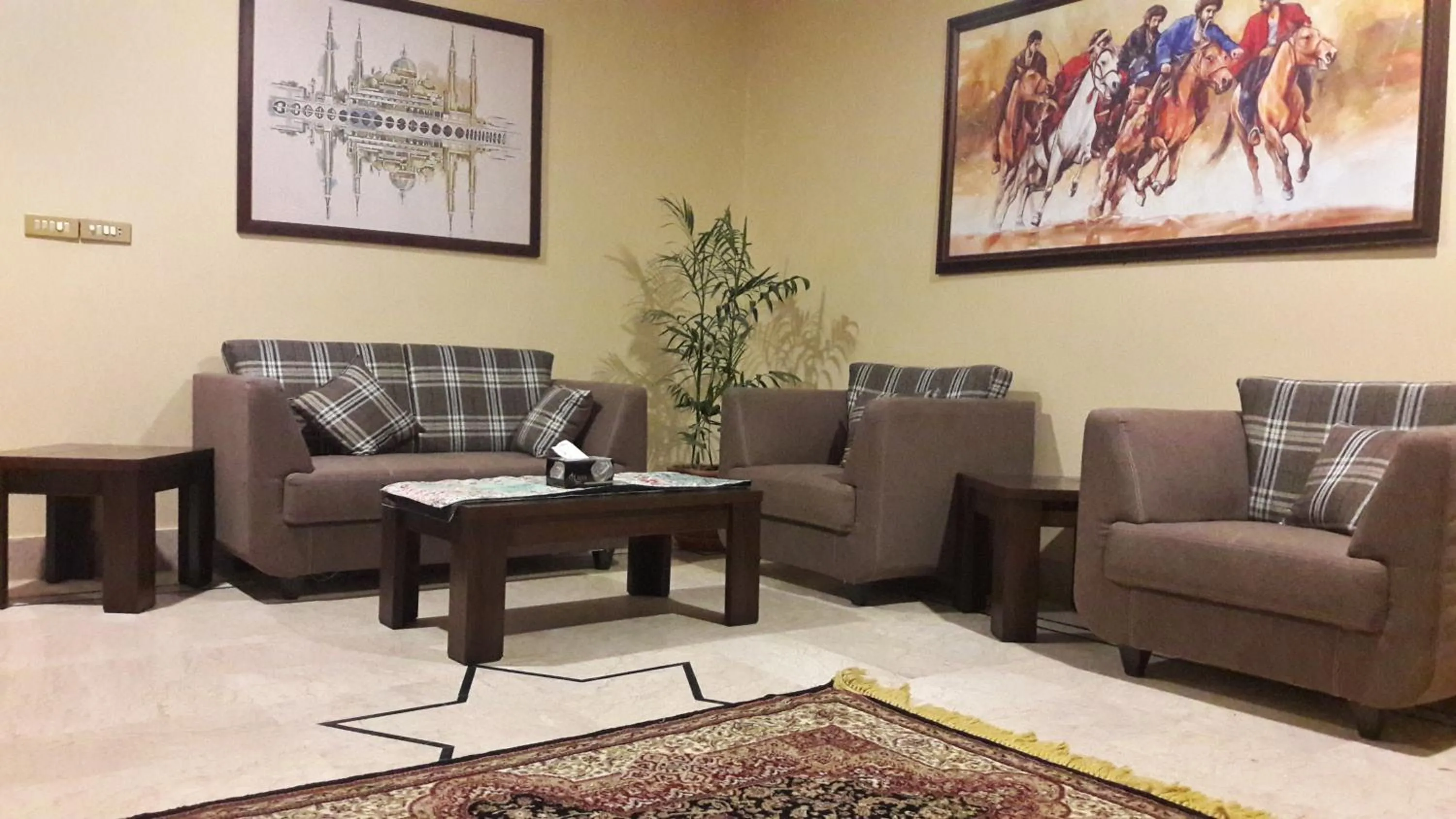 Seating area in Hotel Seven 7