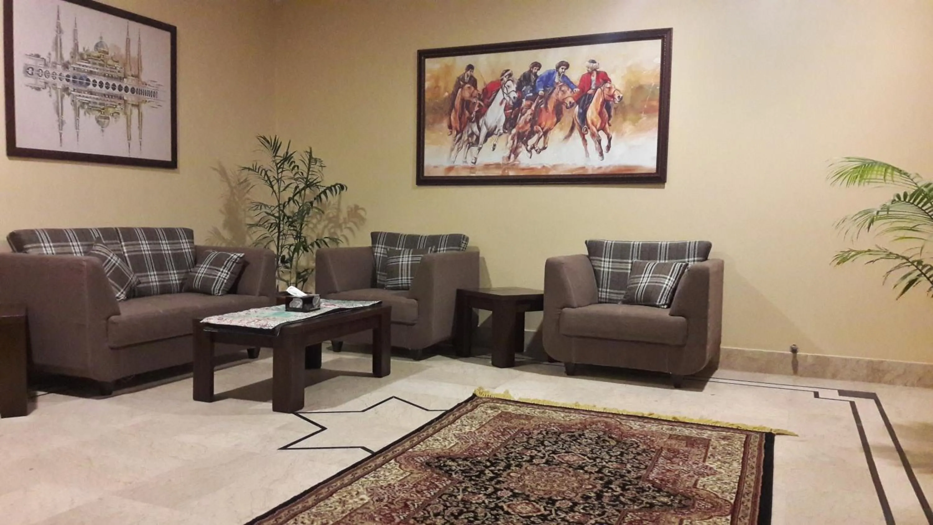 Seating area in Hotel Seven 7