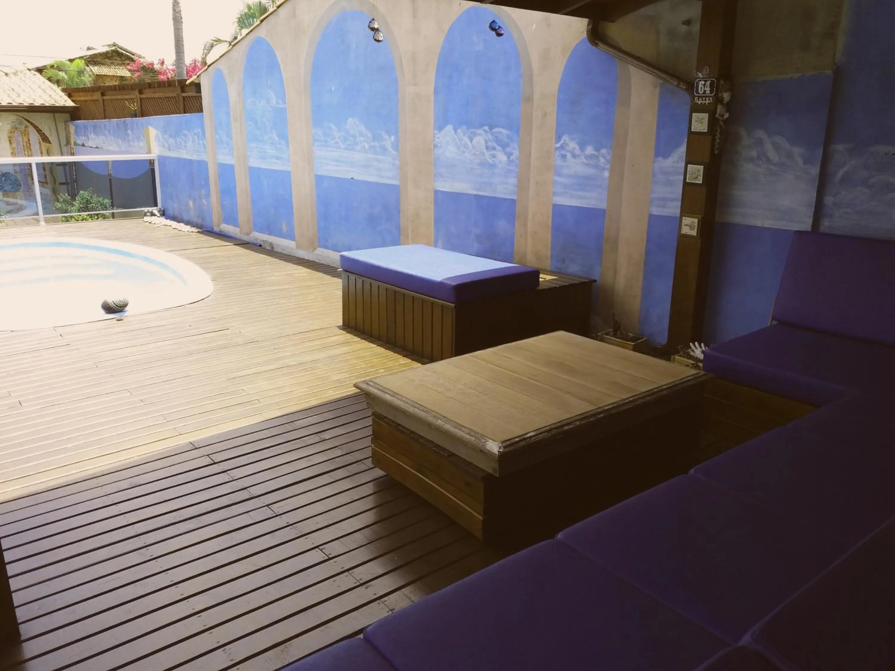 Garden view in Suite Queen D'Arte