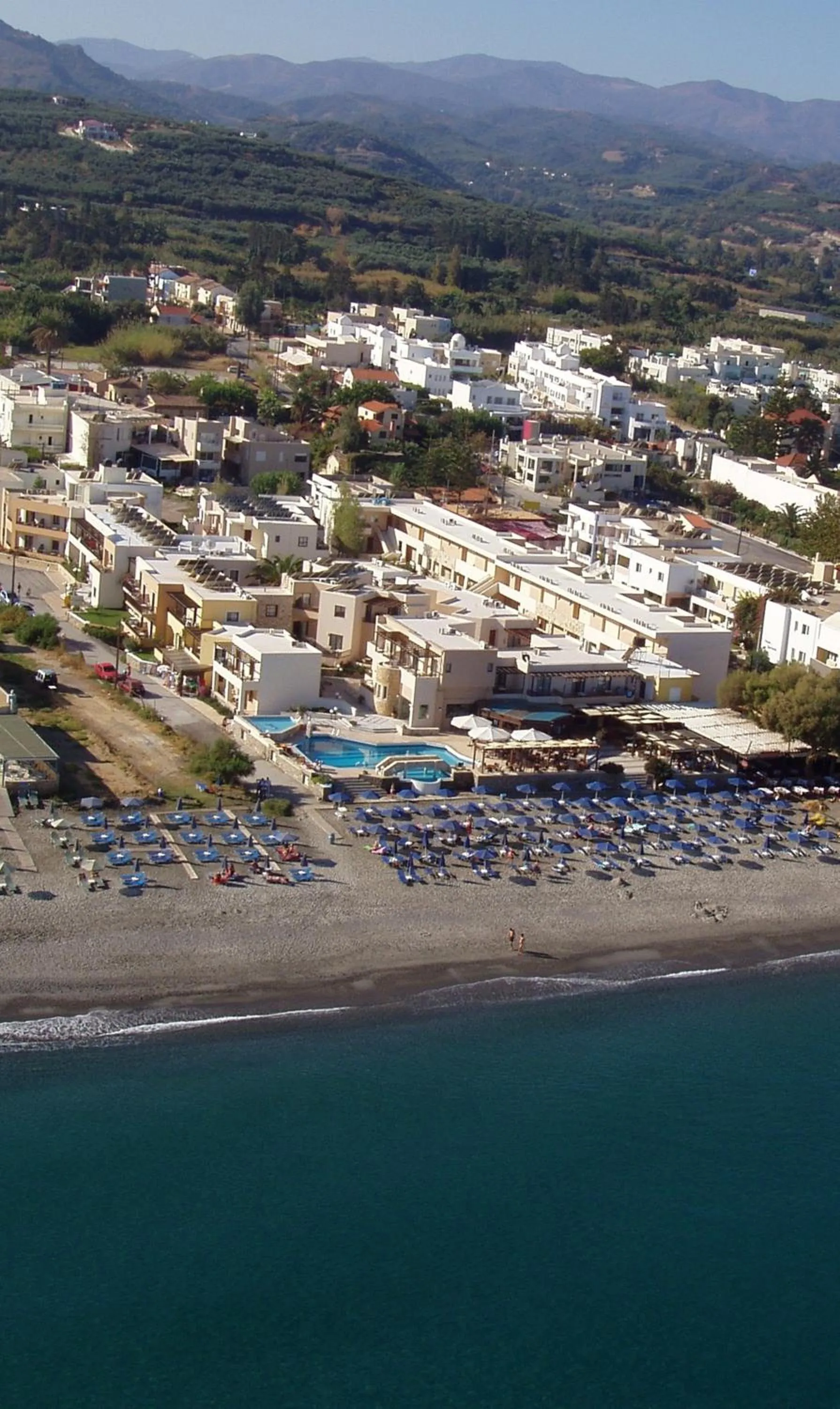 Bird's eye view in Indigo Mare