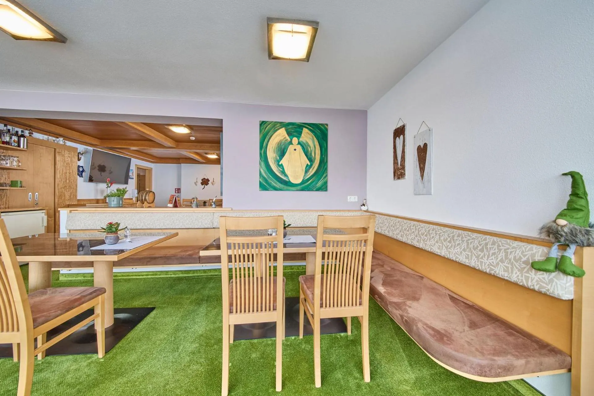 Seating area in Hotel Garni Tirol