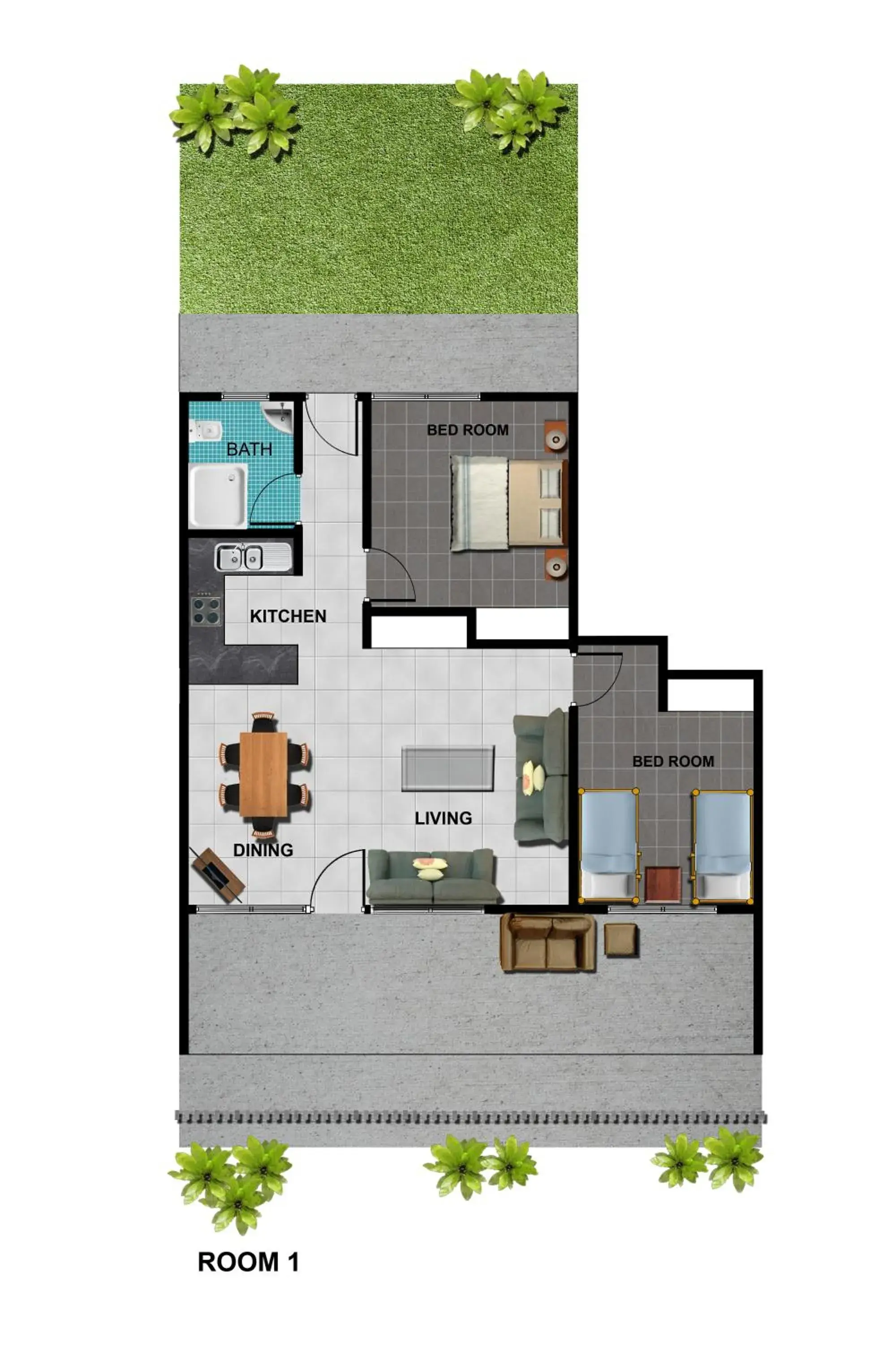 Two-Bedroom Suite in King Reef Resort Two-Bedroom Suite in King Reef Resort