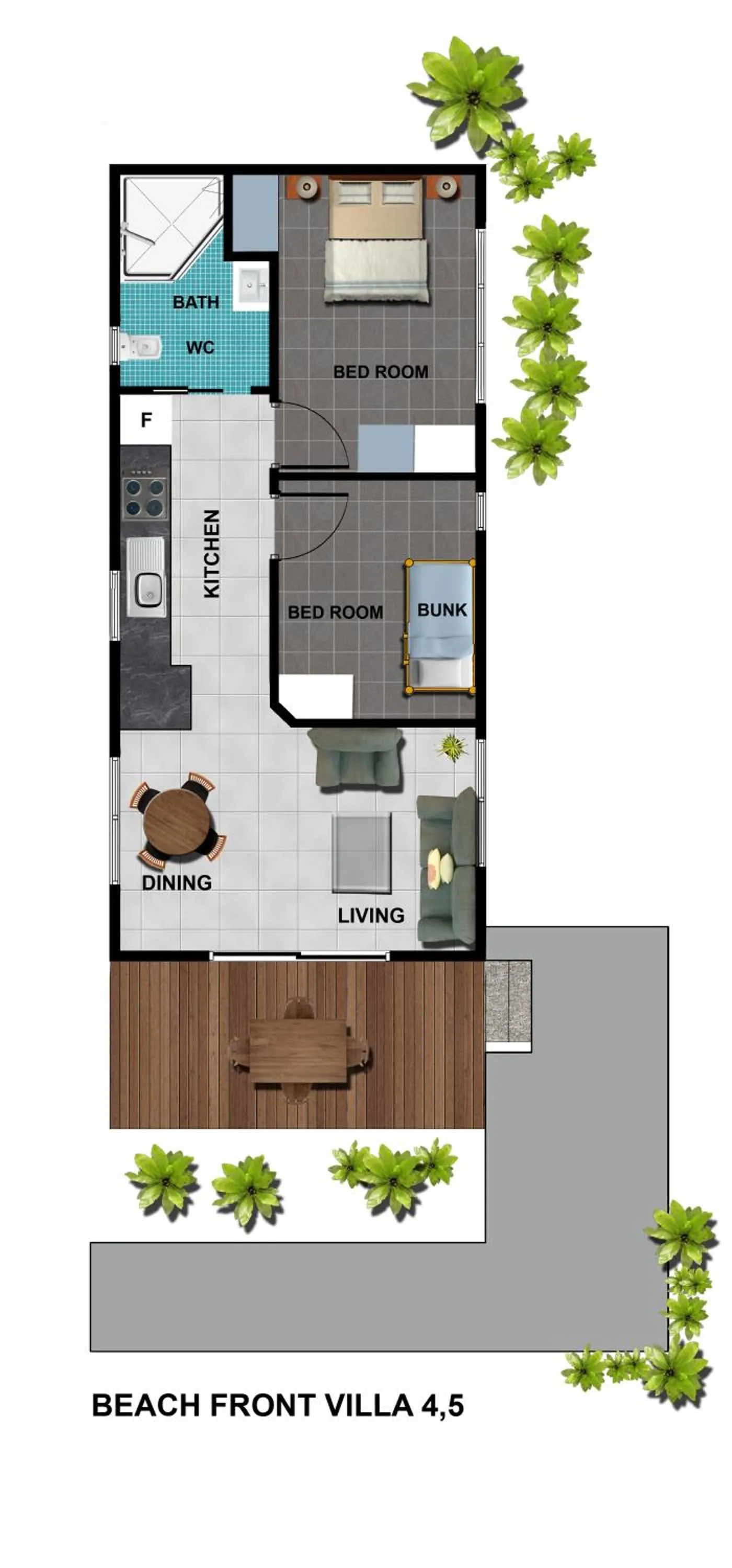 Bathroom in King Reef Resort