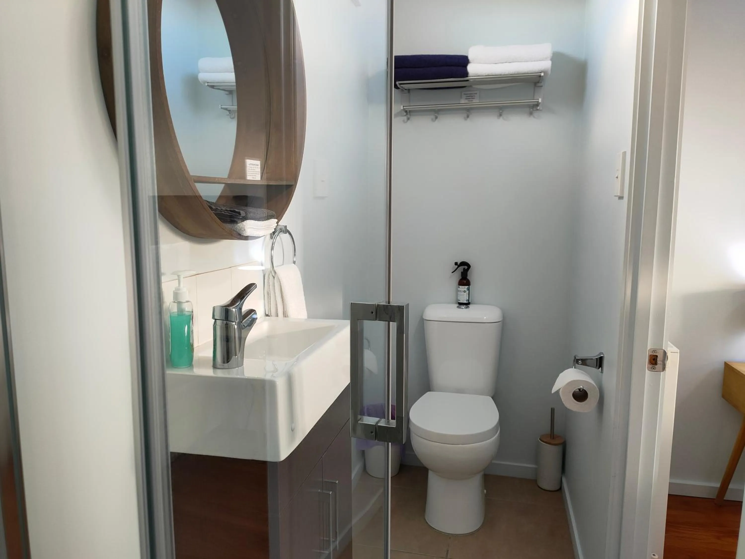 Shower in Tongariro Boutique B&B