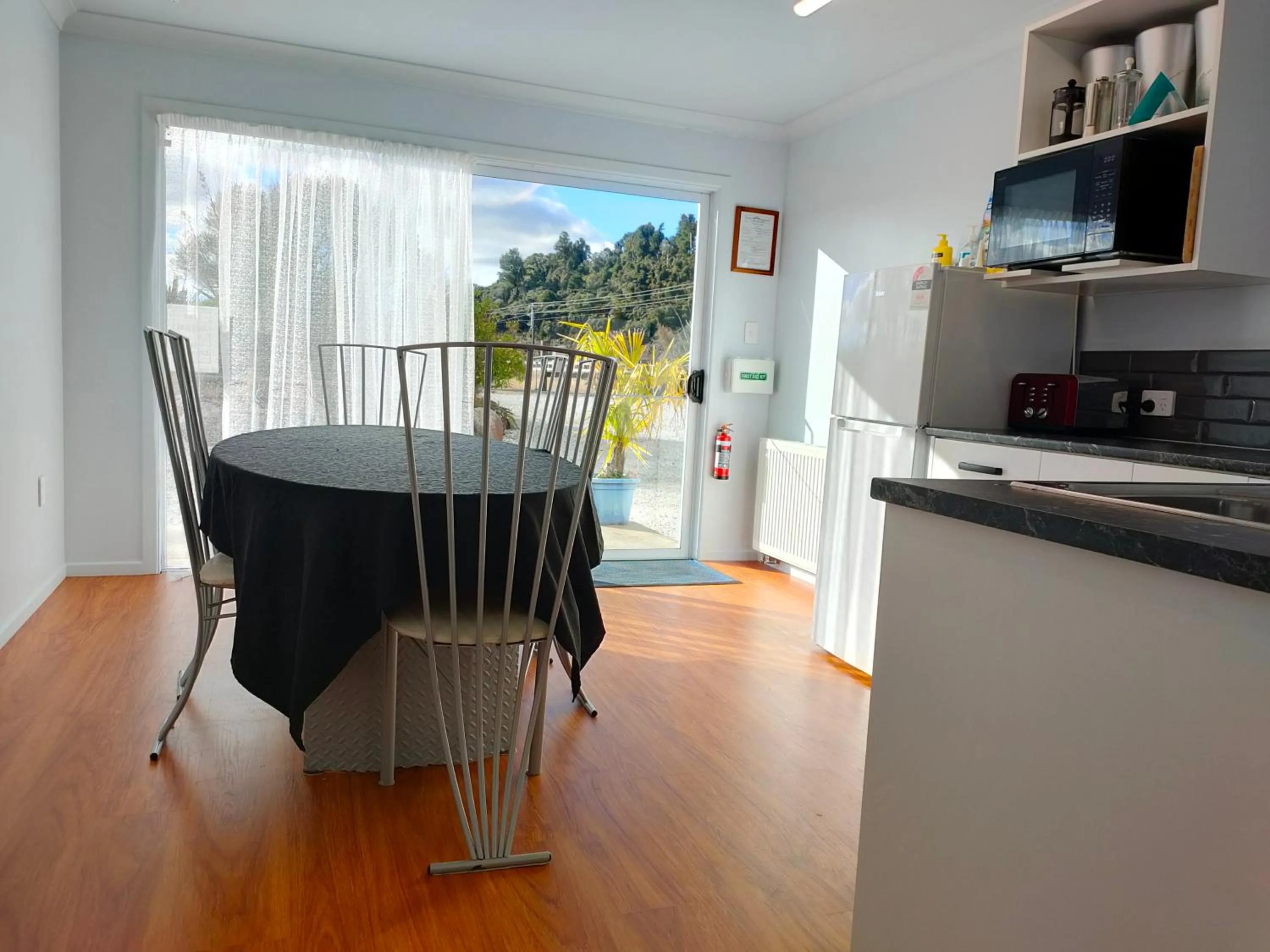 Kitchen or kitchenette in Tongariro Boutique B&B
